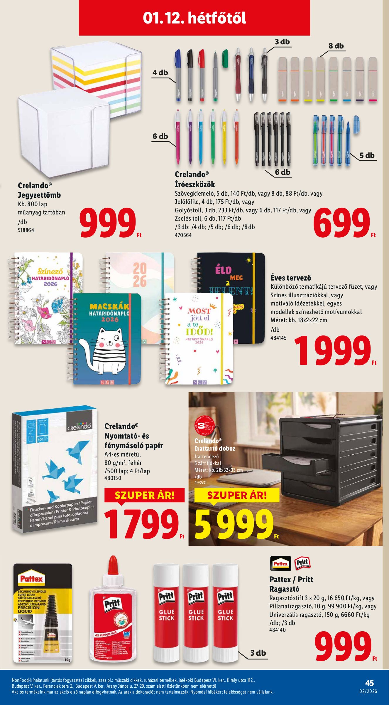 lidl - Lidl akciós újság, érvényes 01.08. - 01.14. - page: 45