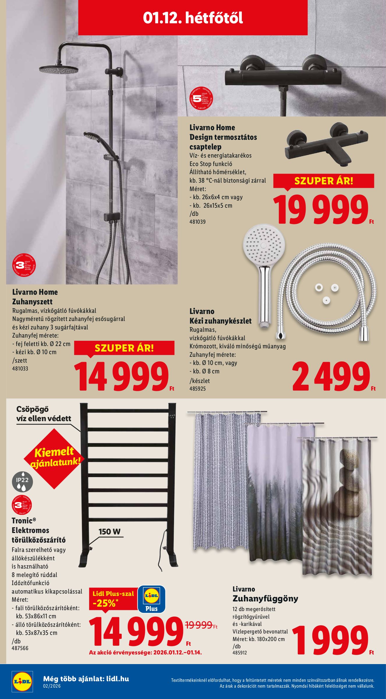 lidl - Lidl akciós újság, érvényes 01.08. - 01.14. - page: 50