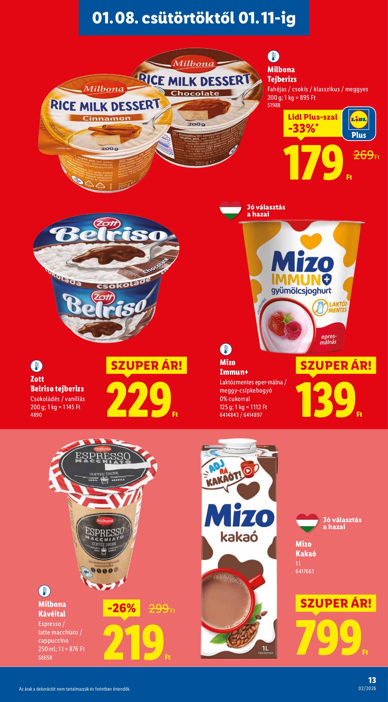 lidl - Lidl akciós újság, érvényes 01.08. - 01.14. - page: 13