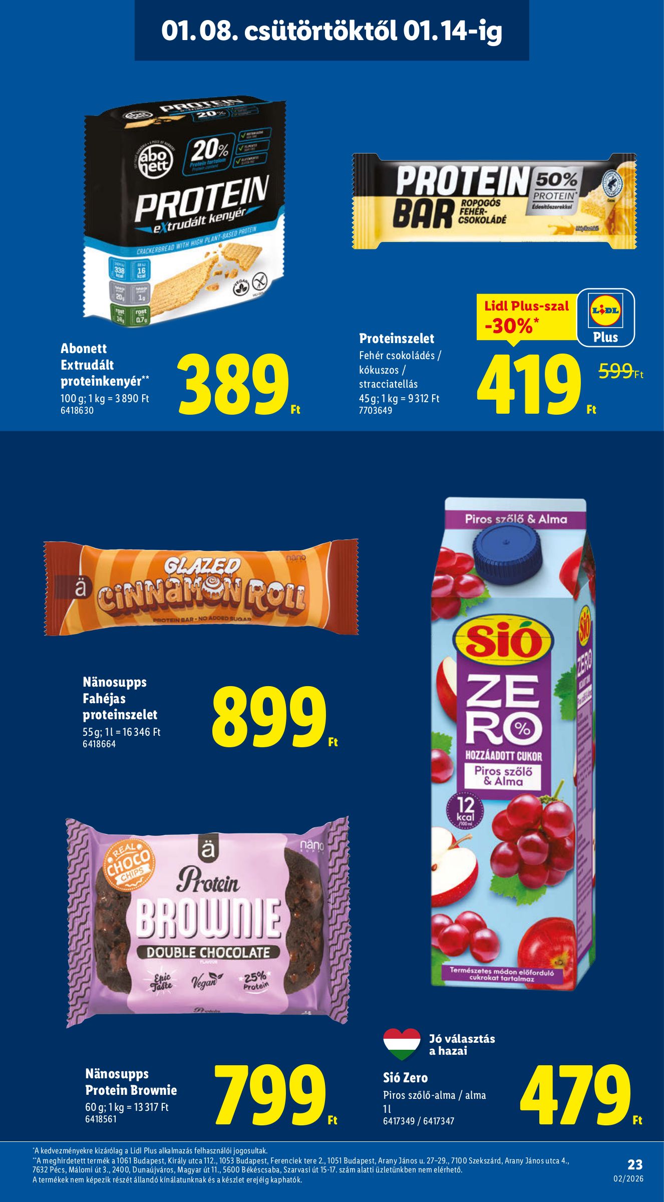 lidl - Lidl akciós újság, érvényes 01.08. - 01.14. - page: 23