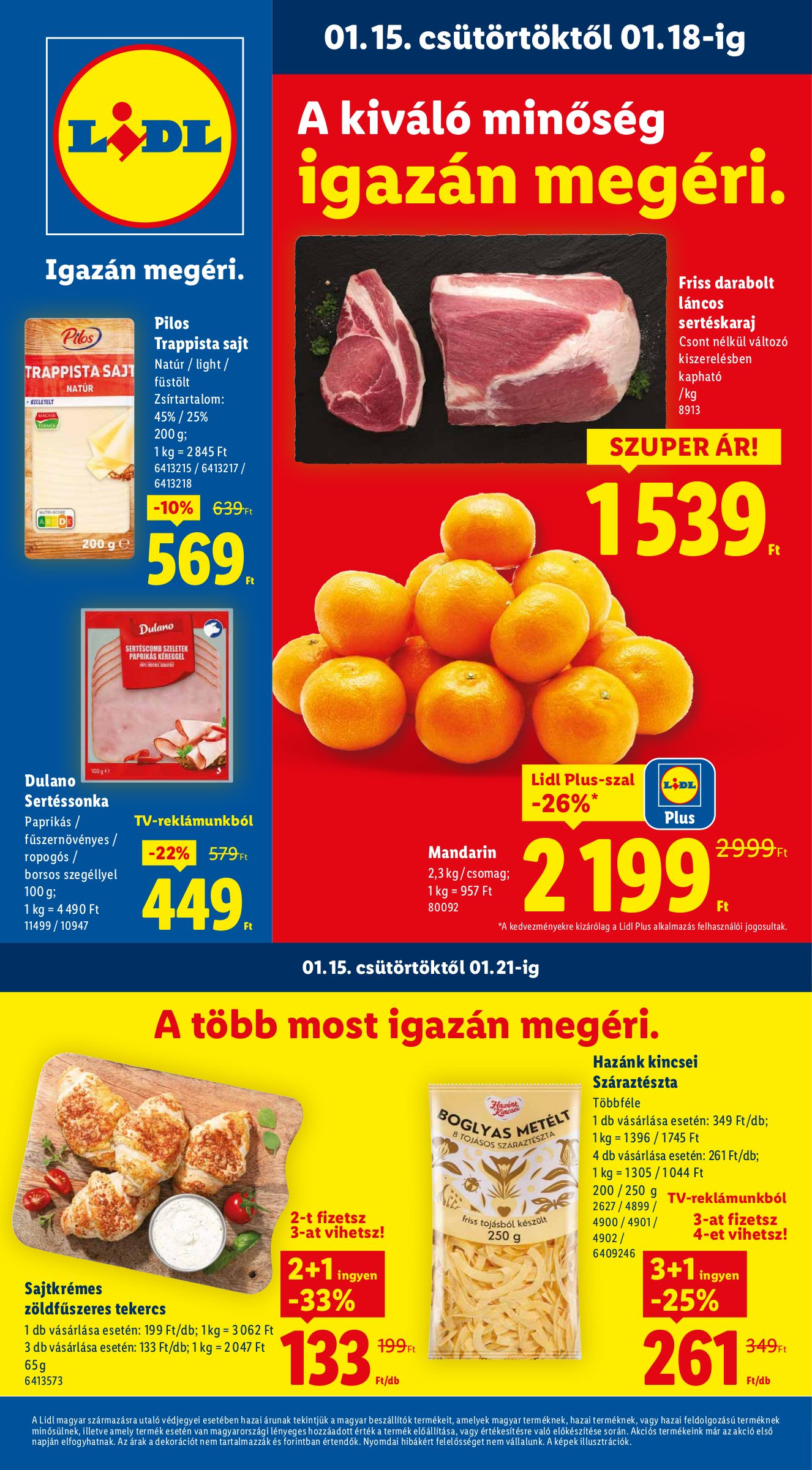 lidl - Lidl akciós újság, érvényes 01.15. - 01.21. - page: 1