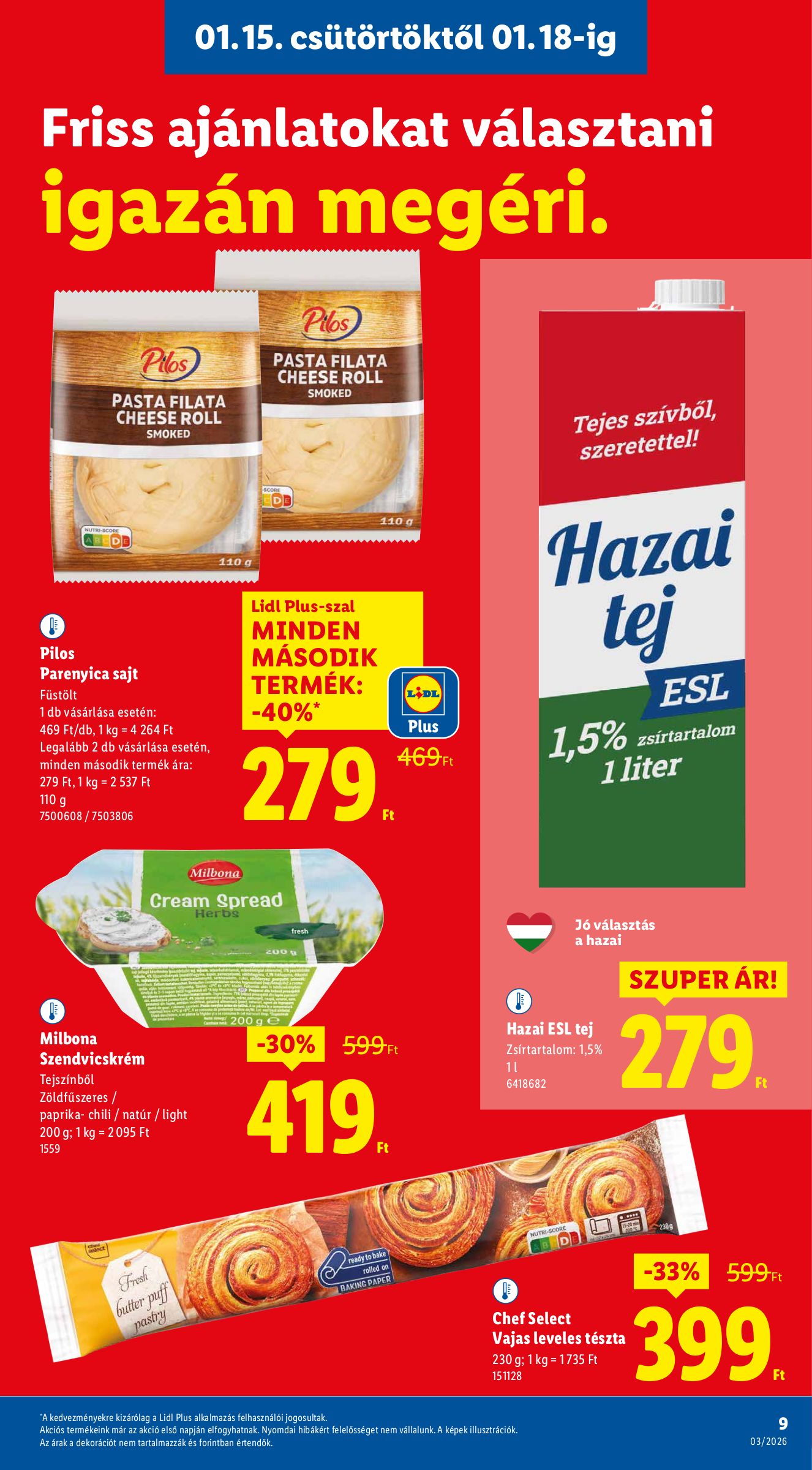 lidl - Lidl akciós újság, érvényes 01.15. - 01.21. - page: 9