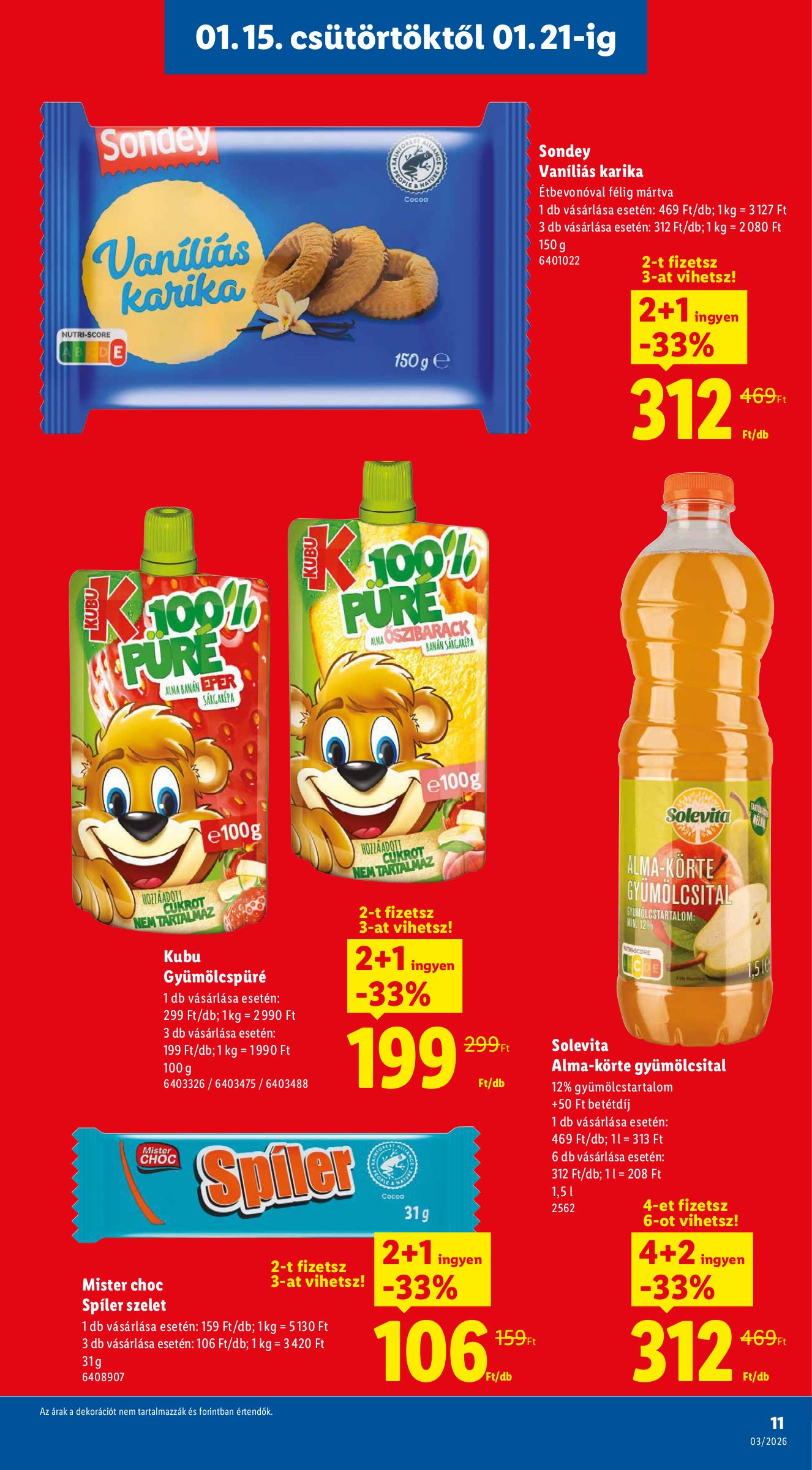 lidl - Lidl akciós újság, érvényes 01.15. - 01.21. - page: 11