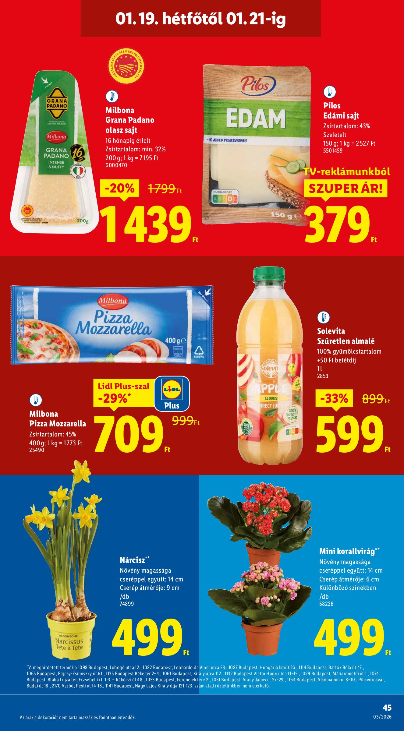 lidl - Lidl akciós újság, érvényes 01.15. - 01.21. - page: 45