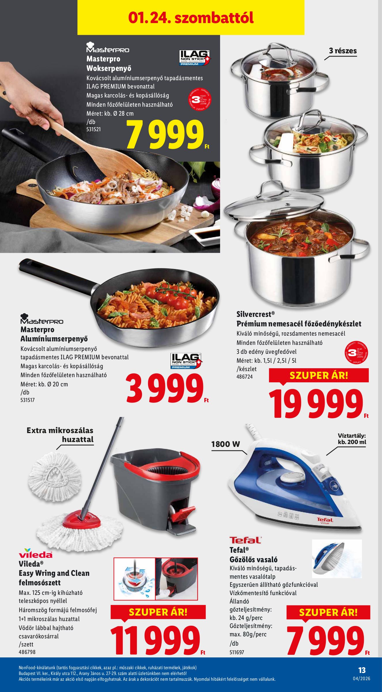 lidl - Lidl - Nonfood akciós újság, érvényes 01.22. - 01.28. - page: 13