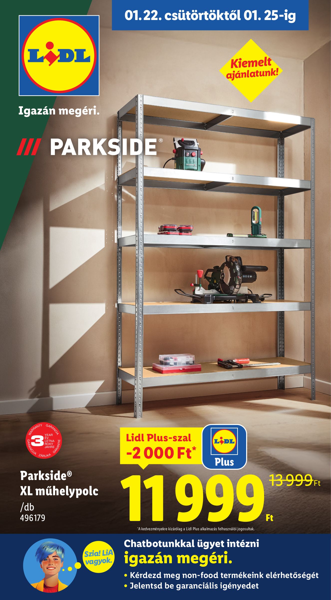 lidl - Lidl - Nonfood akciós újság, érvényes 01.22. - 01.28.