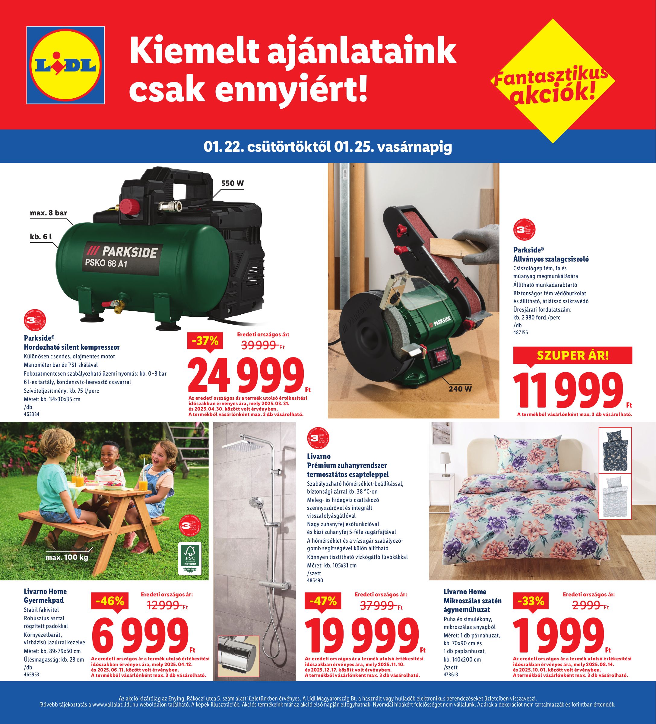 lidl - Lidl - Enying akciós újság, érvényes 01.22. - 01.25. - page: 4