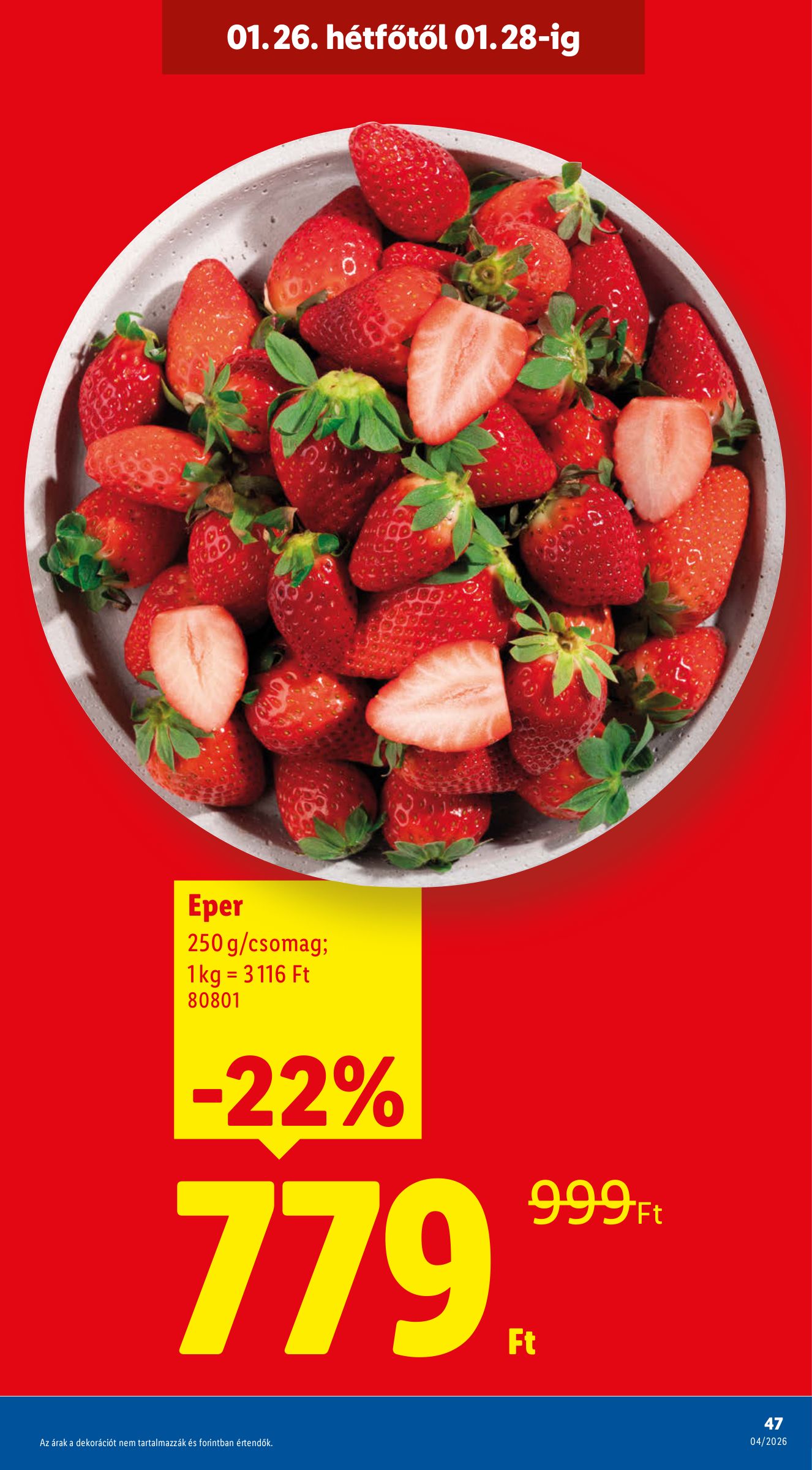 lidl - Lidl akciós újság, érvényes 01.22. - 01.28. - page: 47