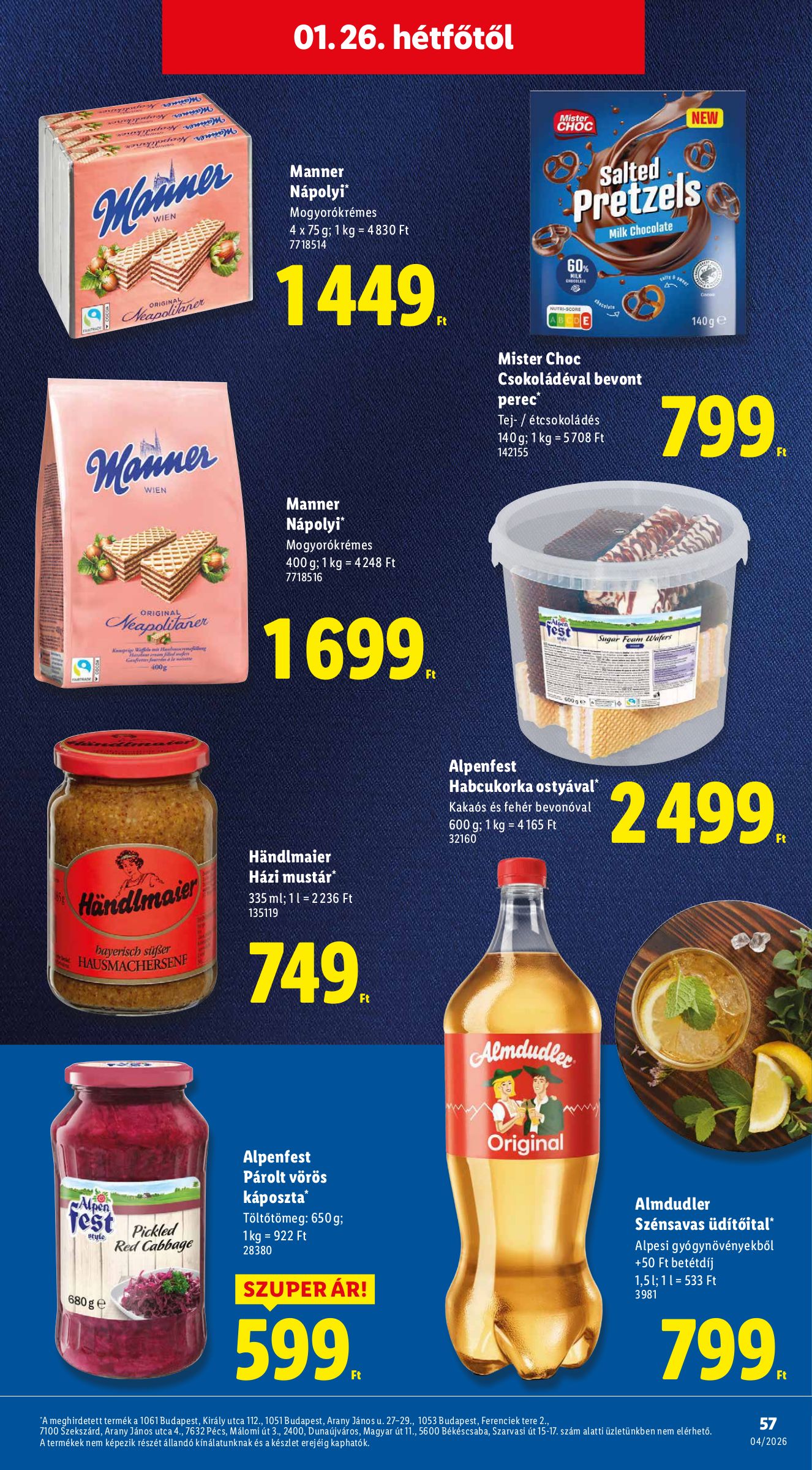 lidl - Lidl akciós újság, érvényes 01.22. - 01.28. - page: 57