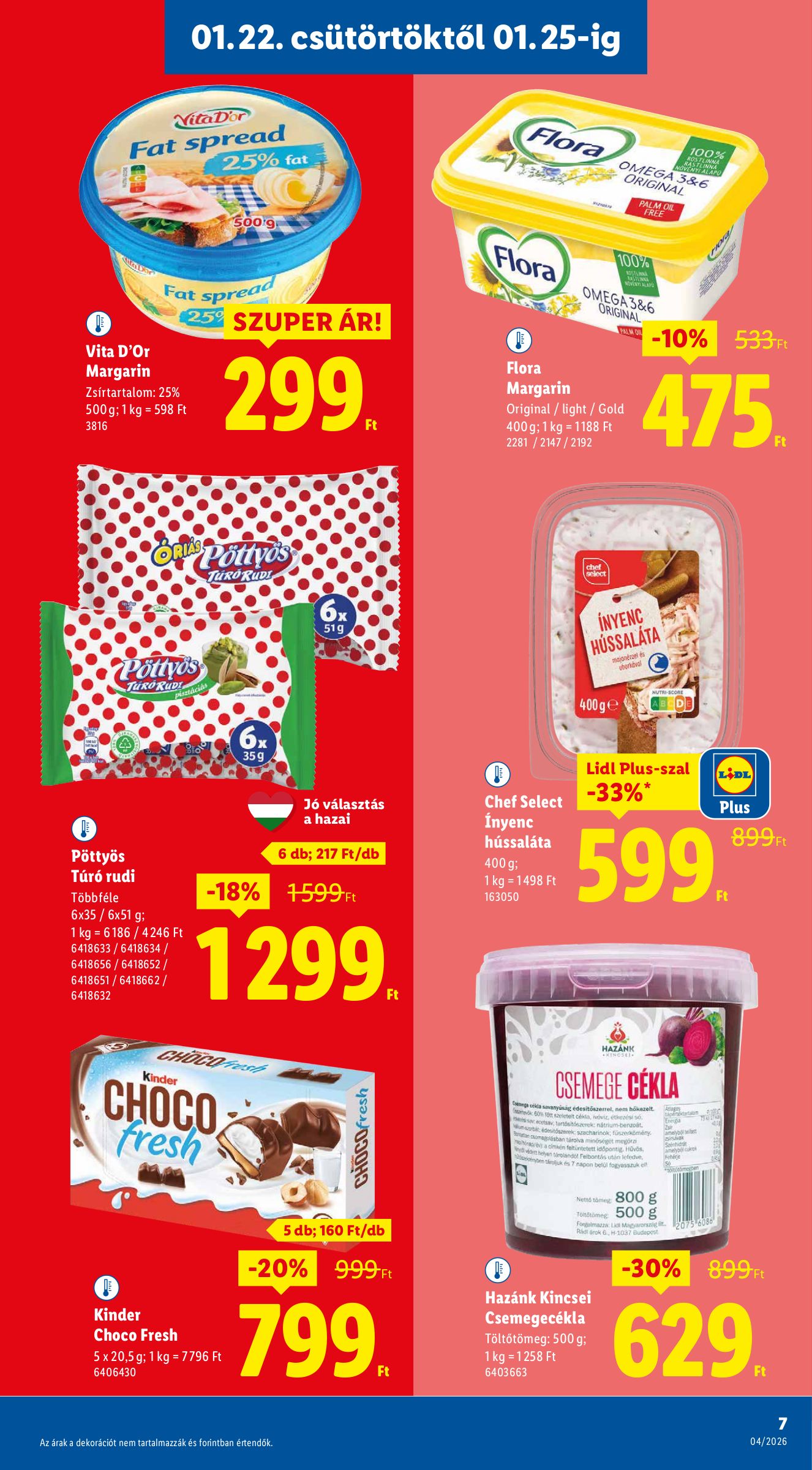 lidl - Lidl akciós újság, érvényes 01.22. - 01.28. - page: 7