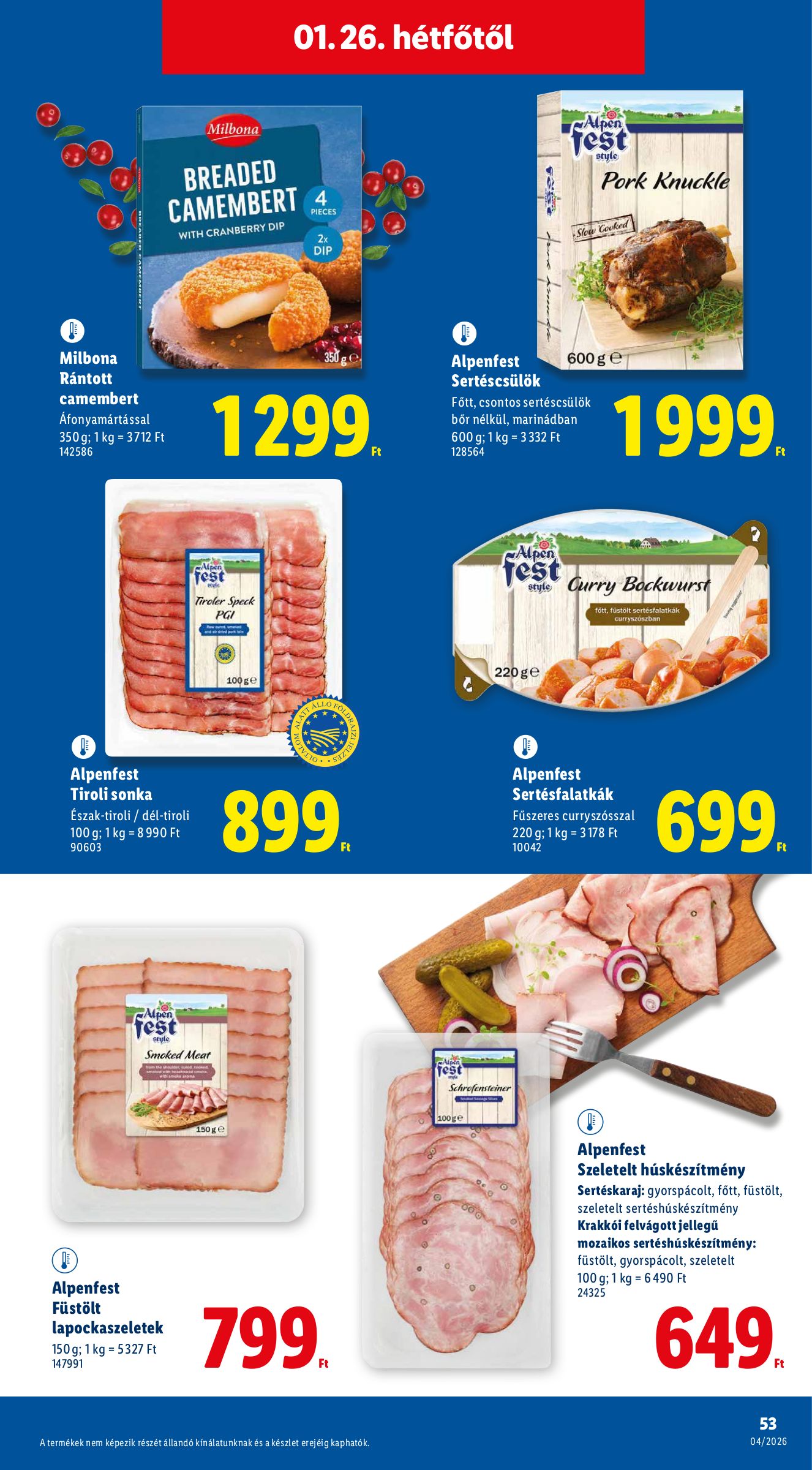 lidl - Lidl akciós újság, érvényes 01.22. - 01.28. - page: 53