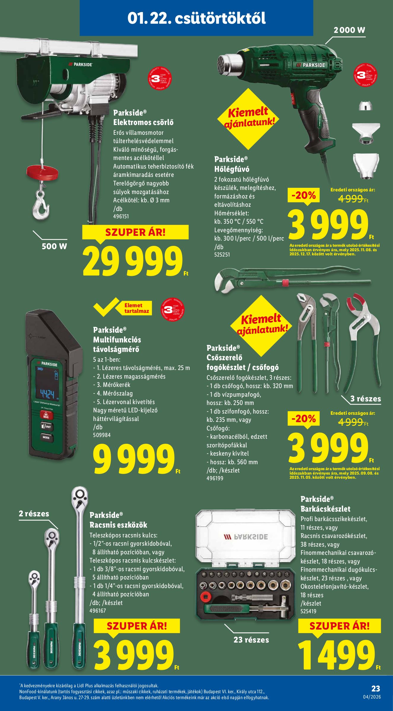 lidl - Lidl akciós újság, érvényes 01.22. - 01.28. - page: 23