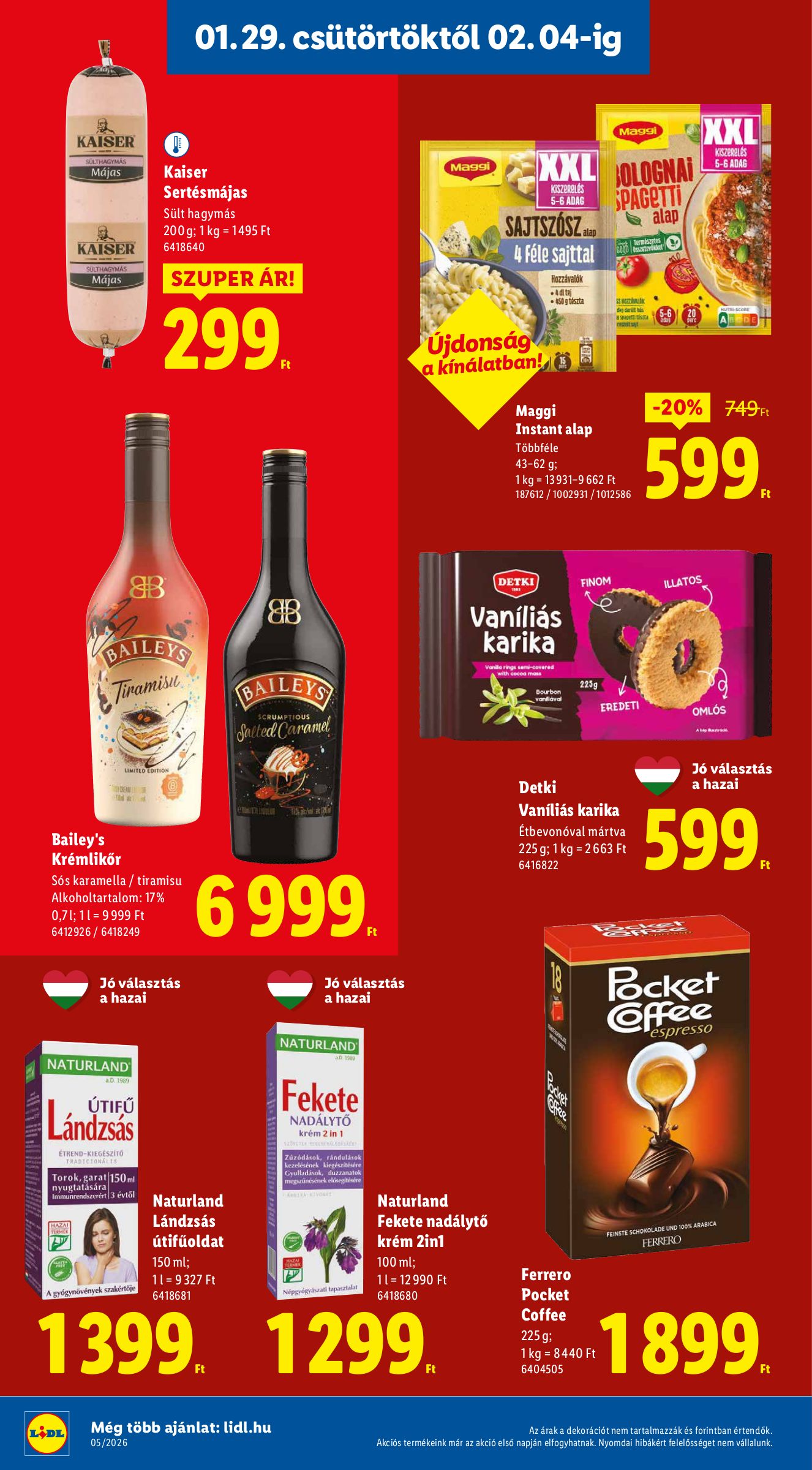 lidl - Lidl akciós újság, érvényes 01.29. - 02.04. - page: 18