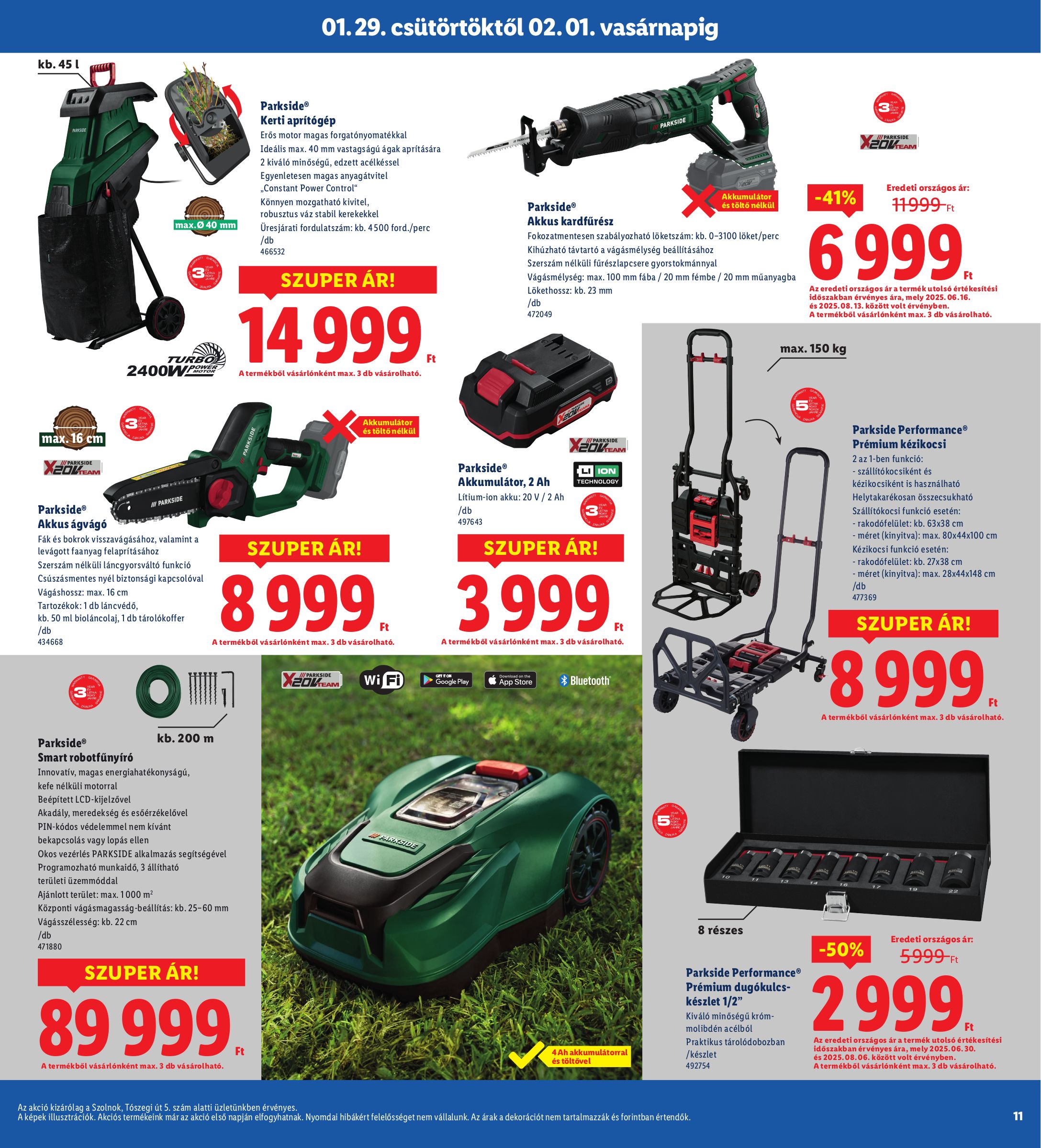 lidl - Lidl - Szolnok akciós újság, érvényes 01.29. - 02.01. - page: 11