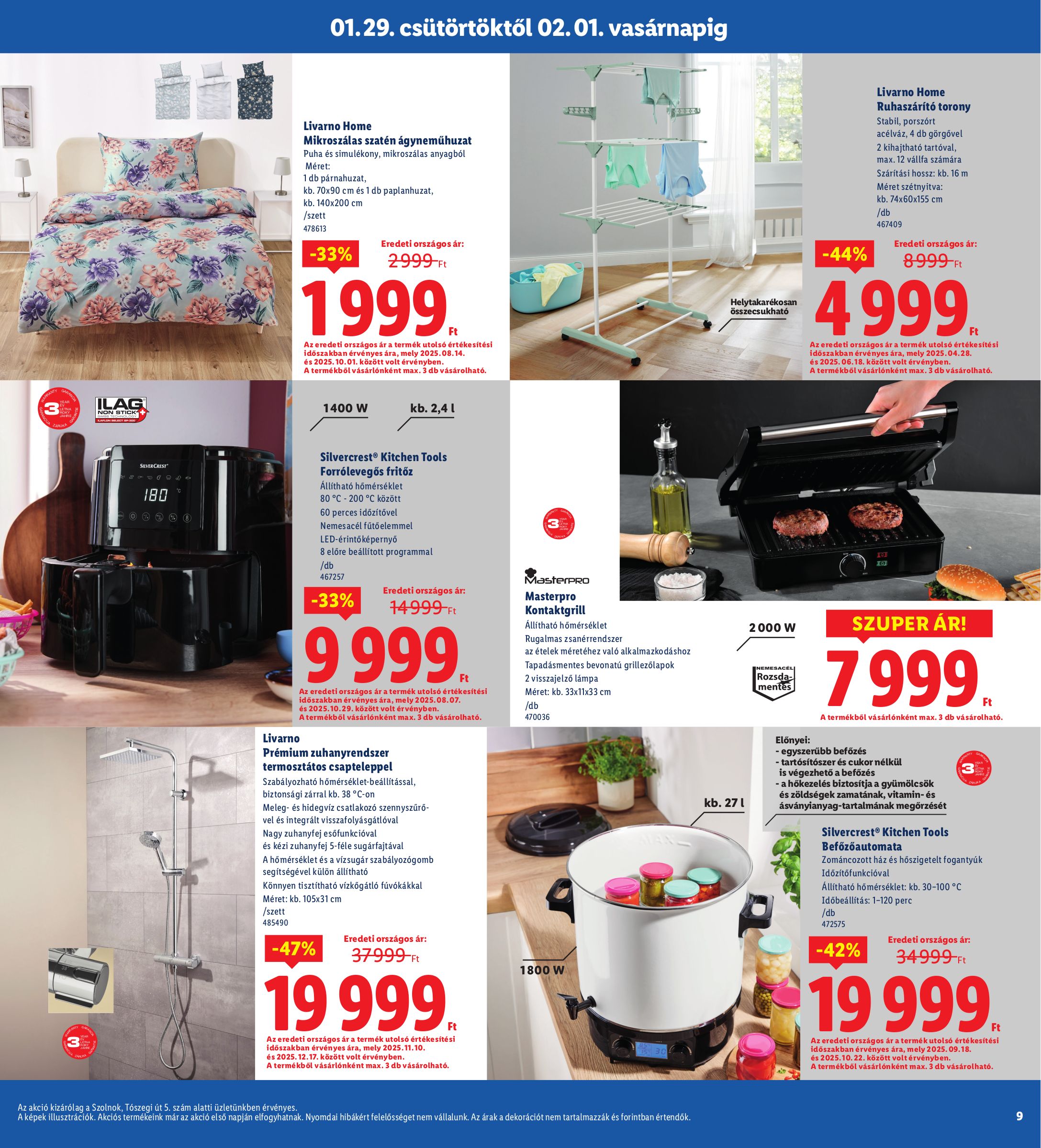 lidl - Lidl - Szolnok akciós újság, érvényes 01.29. - 02.01. - page: 9