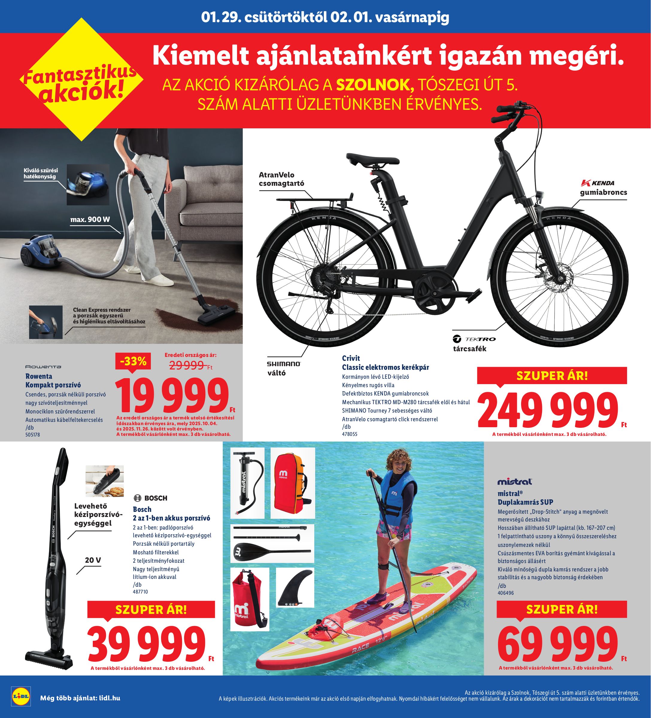 lidl - Lidl - Szolnok akciós újság, érvényes 01.29. - 02.01. - page: 8