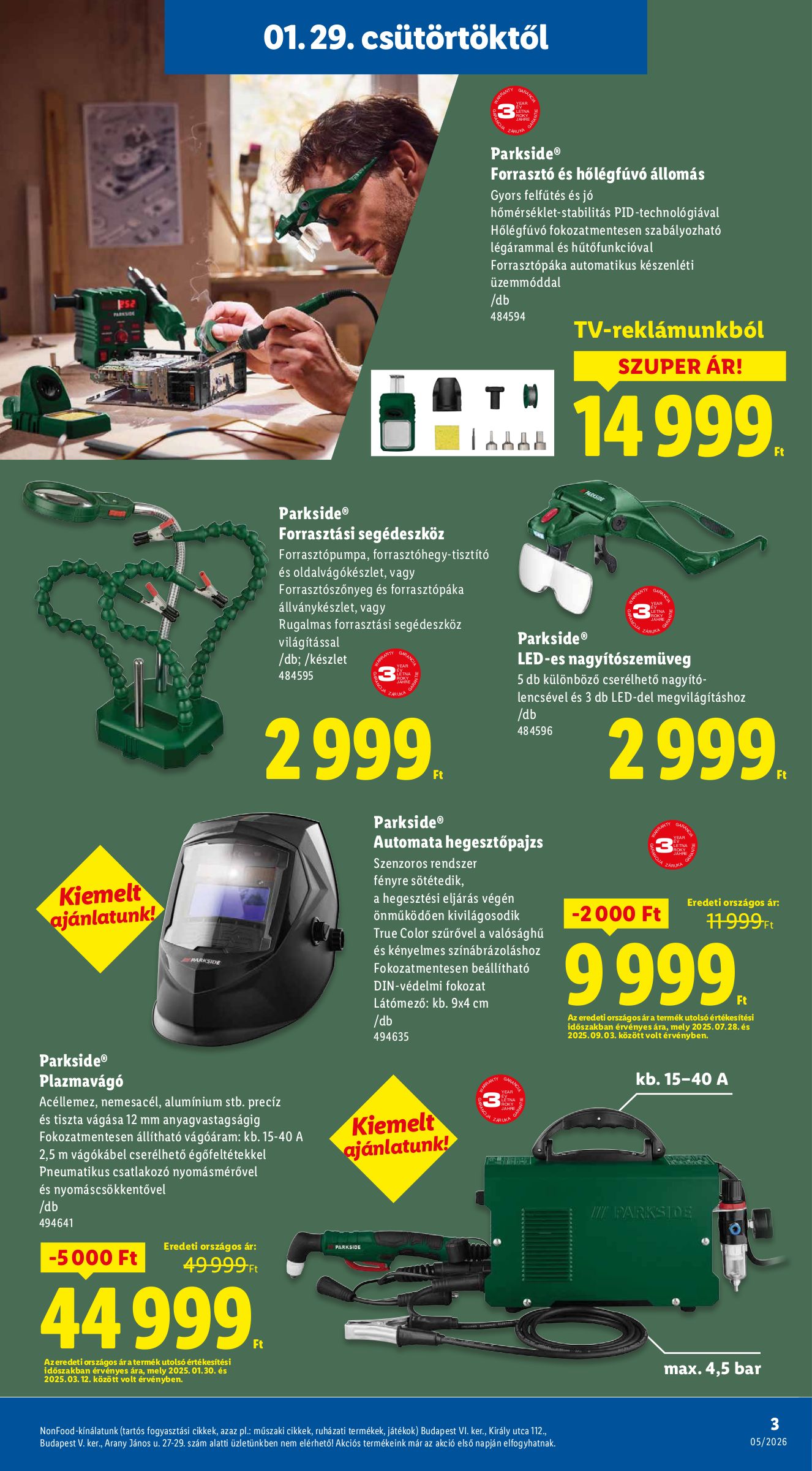 lidl - Lidl - Nonfood akciós újság, érvényes 01.29. - 02.04. - page: 3