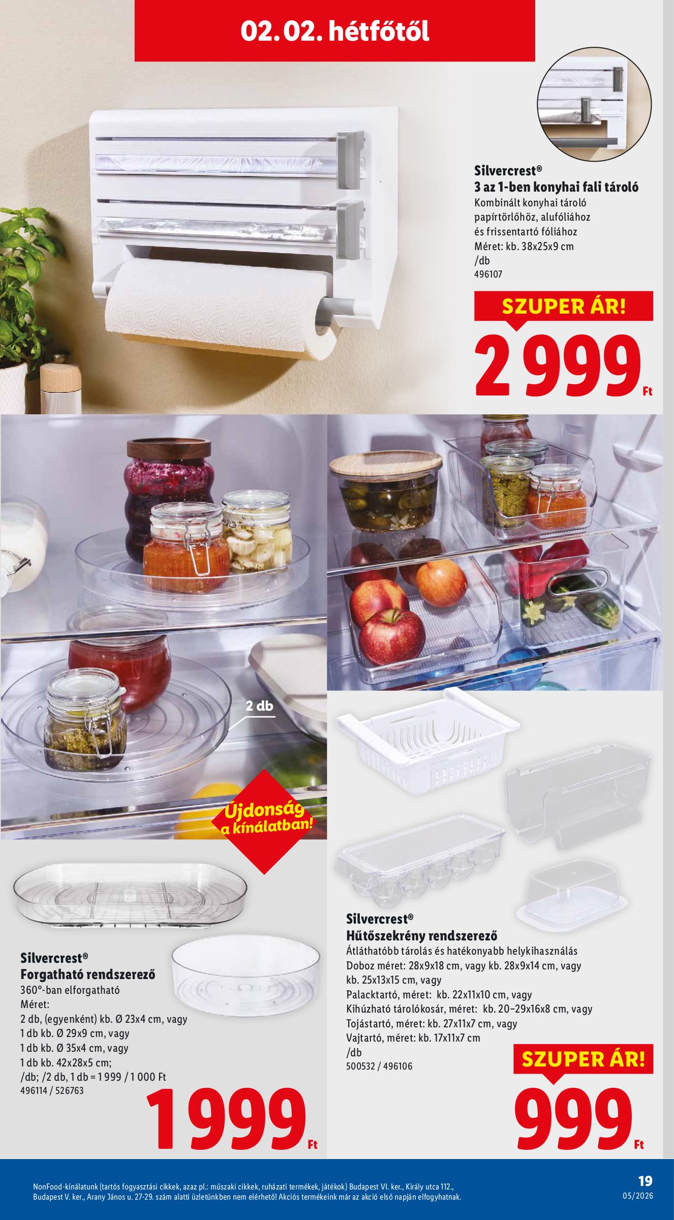 lidl - Lidl - Nonfood akciós újság, érvényes 01.29. - 02.04. - page: 19