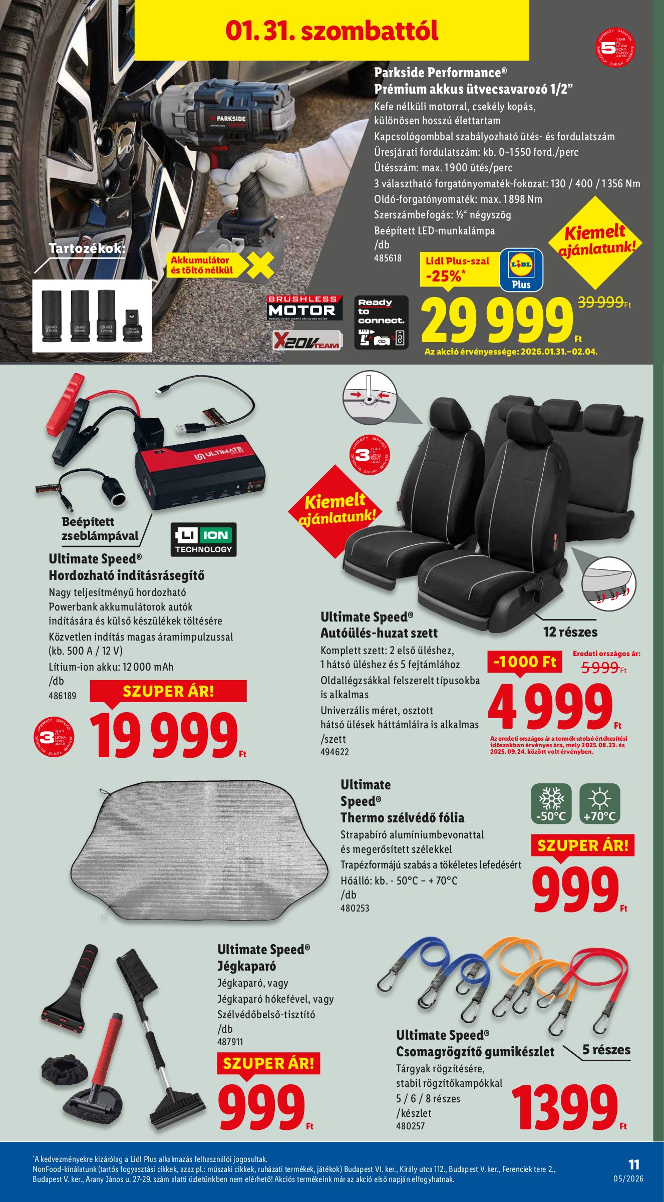 lidl - Lidl - Nonfood akciós újság, érvényes 01.29. - 02.04. - page: 11