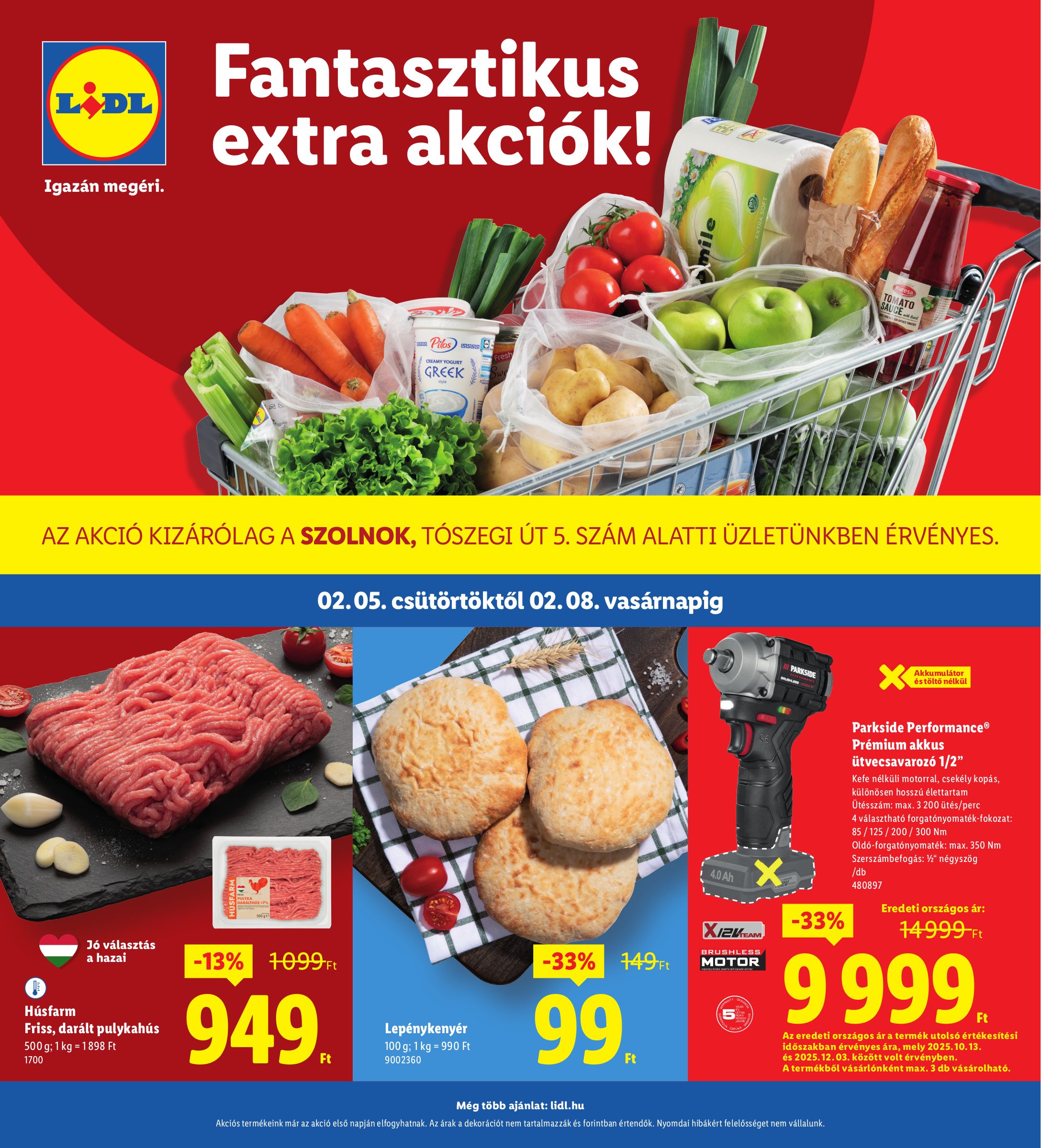 lidl - Lidl - Szolnok akciós újság, érvényes 2026.02.05. - 2026.02.08.