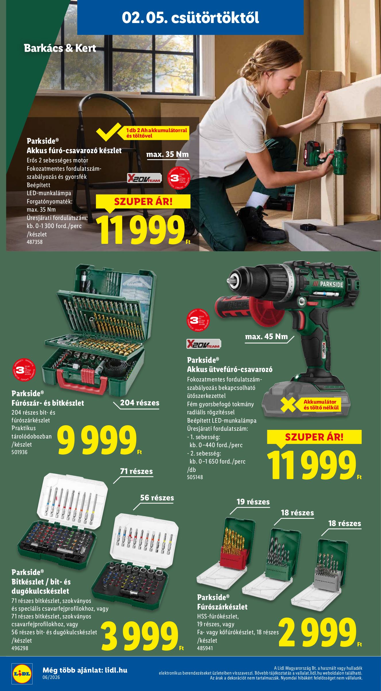 lidl - Lidl - Nonfood akciós újság, érvényes 2026.02.05. - 2026.02.11. - page: 6