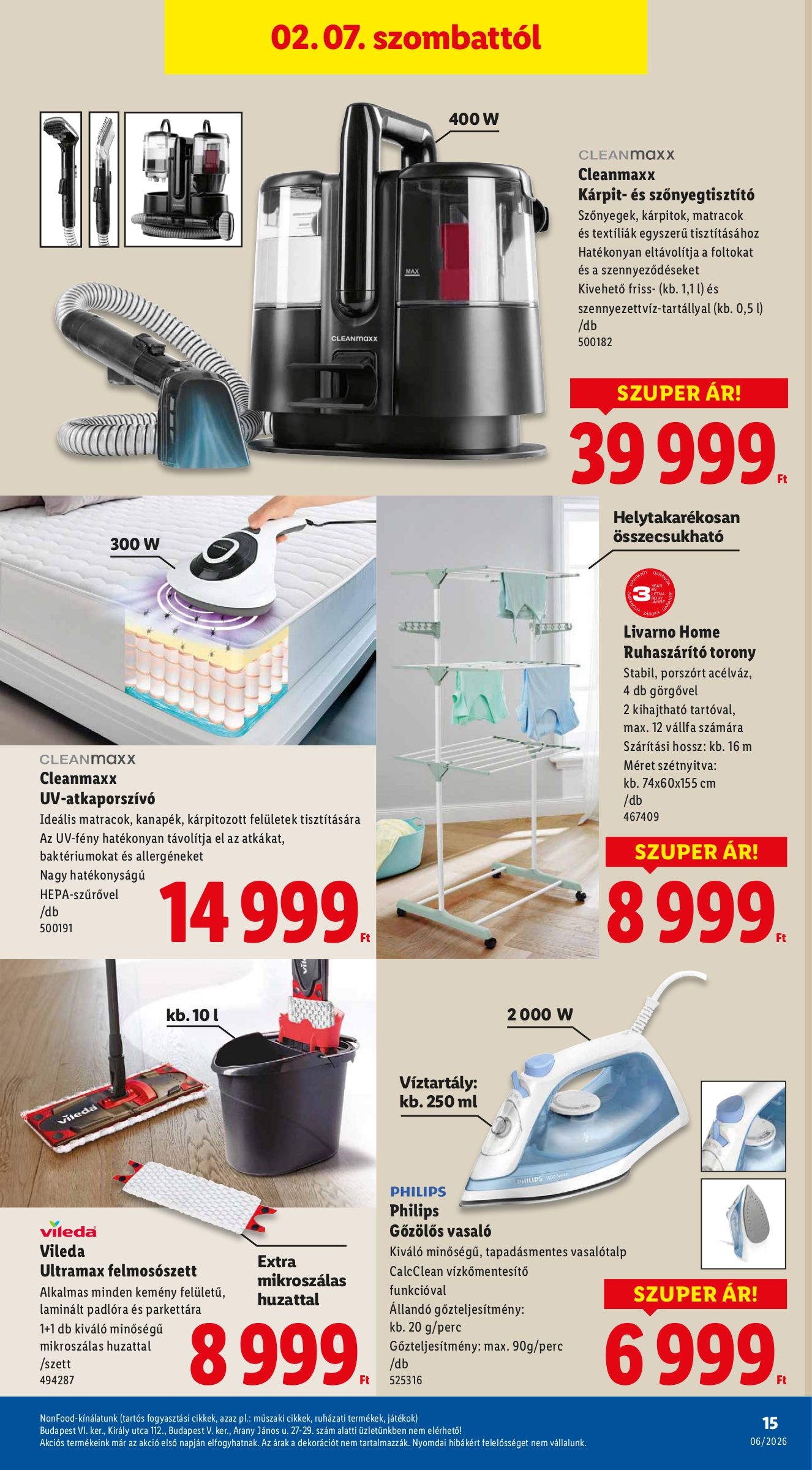 lidl - Lidl - Nonfood akciós újság, érvényes 2026.02.05. - 2026.02.11. - page: 15