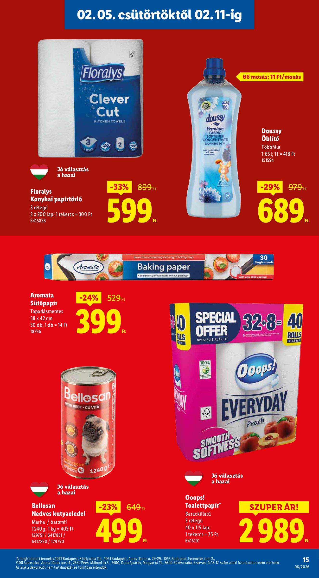 lidl - Lidl akciós újság, érvényes 2026.02.05. - 2026.02.11. - page: 15