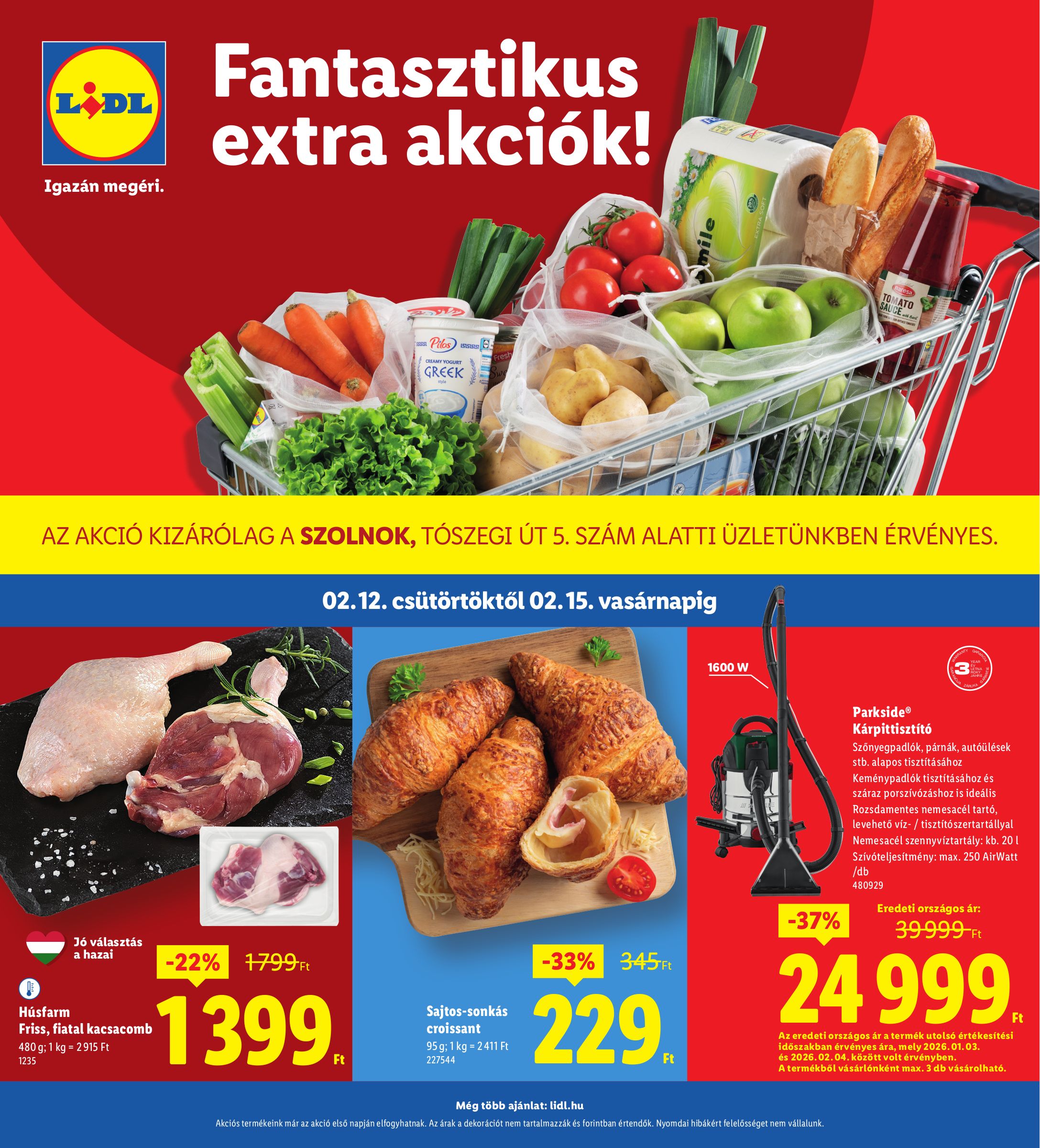 lidl - Lidl - Szolnok akciós újság, érvényes 2026.02.12. - 2026.02.15.