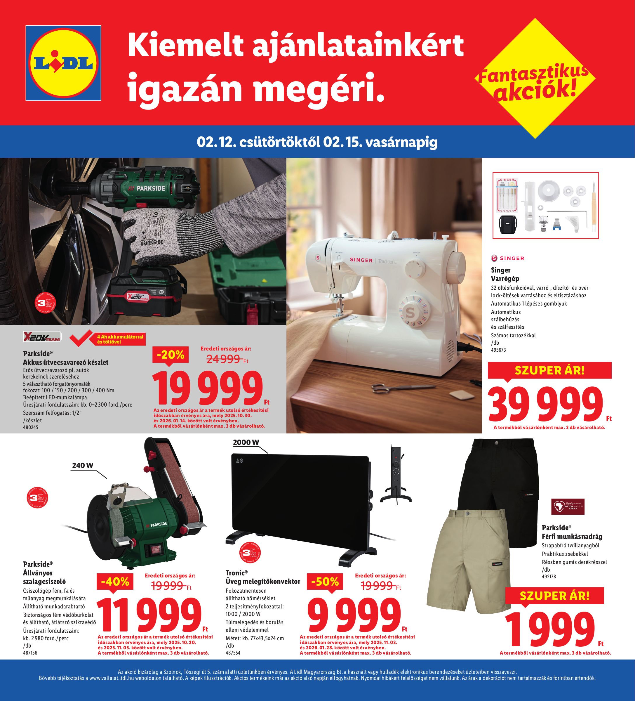lidl - Lidl - Szolnok akciós újság, érvényes 2026.02.12. - 2026.02.15. - page: 4