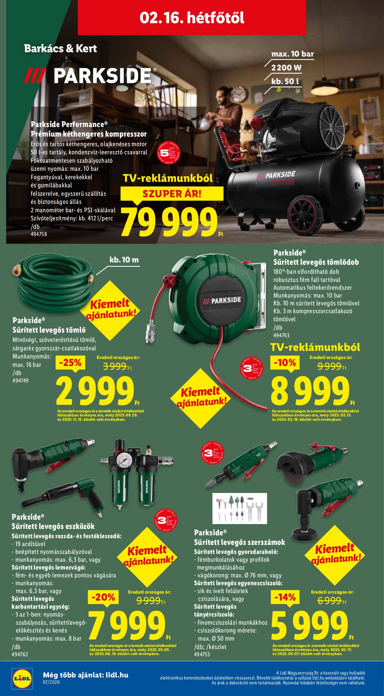 lidl - Lidl - Nonfood akciós újság, érvényes 2026.02.12. - 2026.02.18. - page: 16