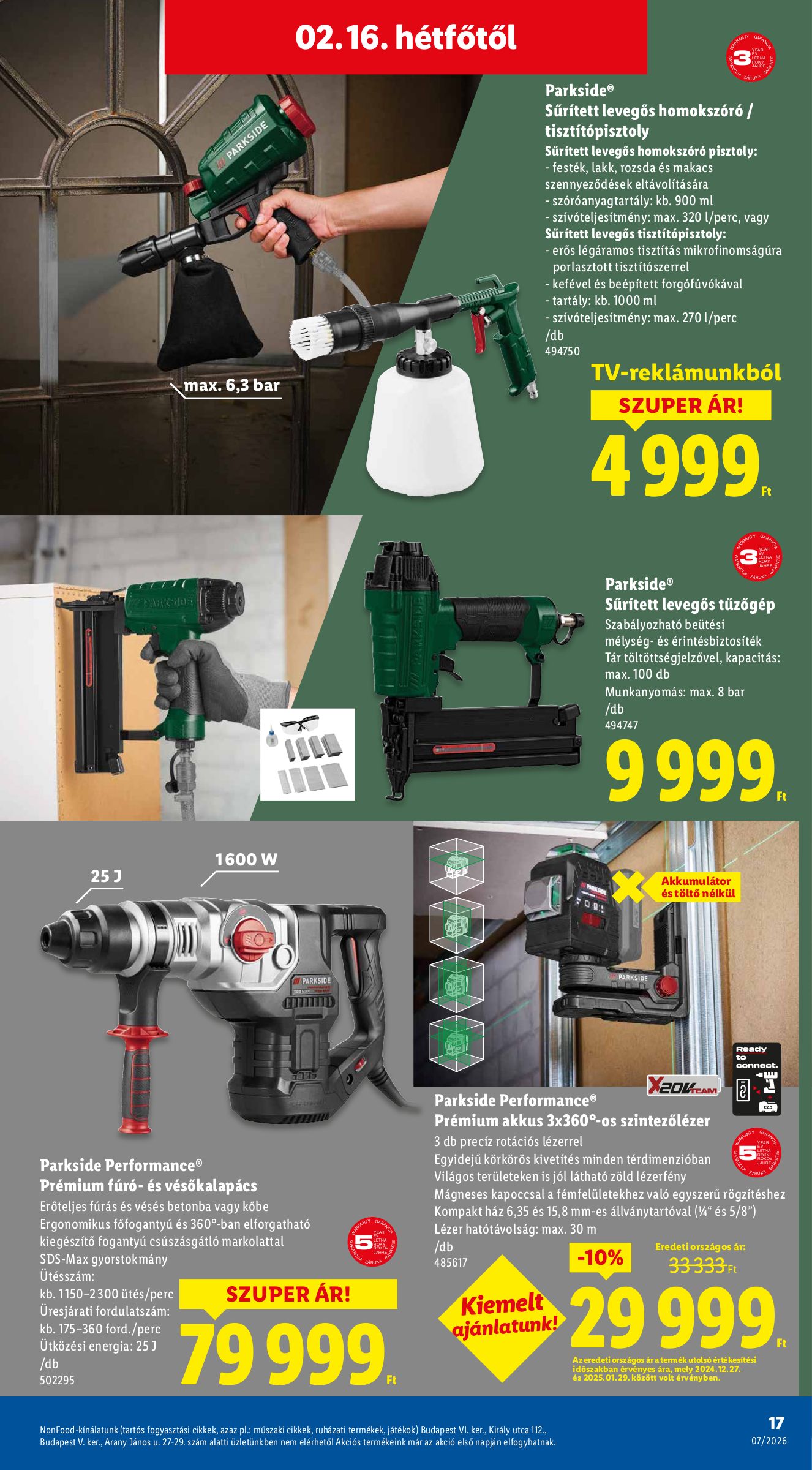 lidl - Lidl - Nonfood akciós újság, érvényes 2026.02.12. - 2026.02.18. - page: 17