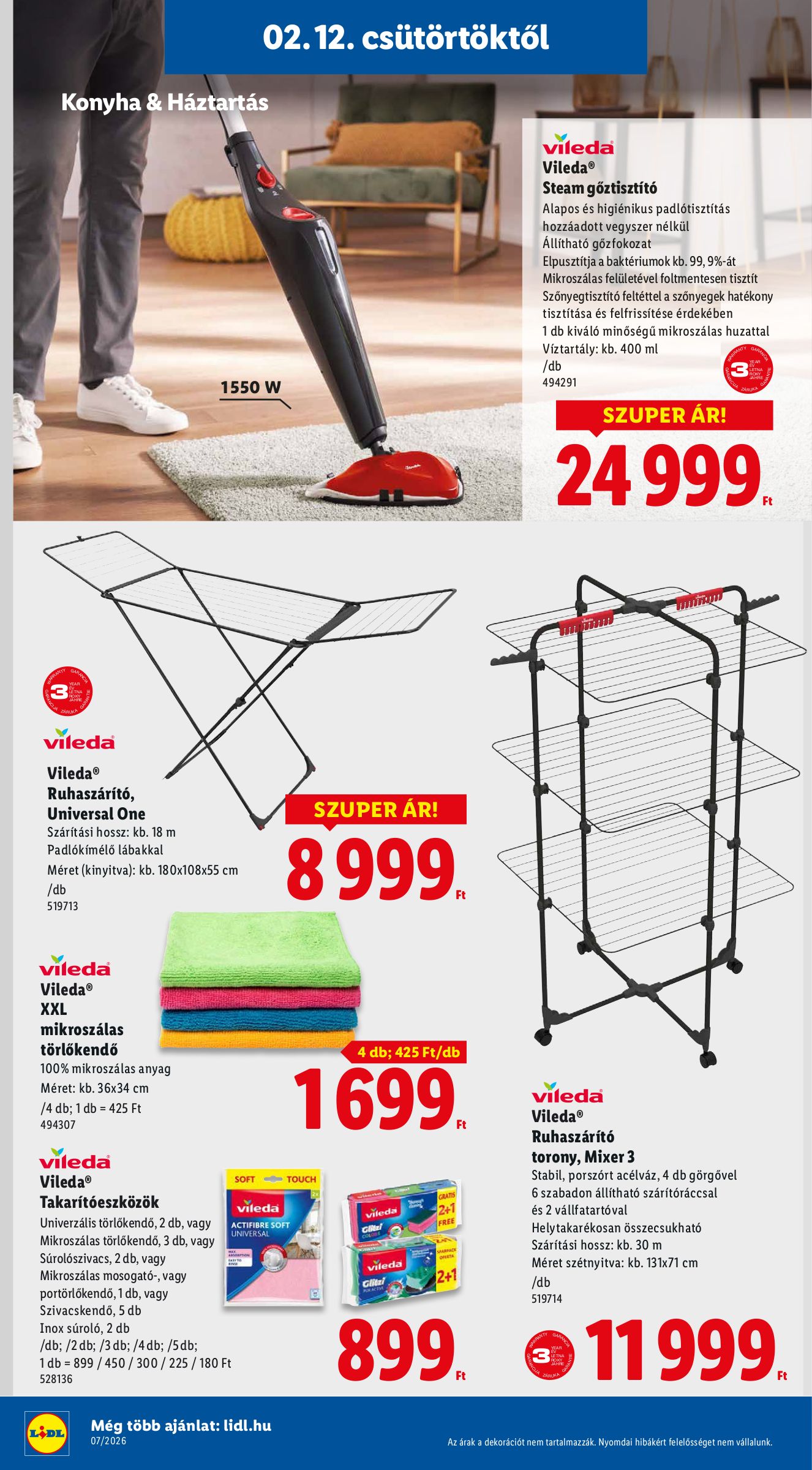 lidl - Lidl - Nonfood akciós újság, érvényes 2026.02.12. - 2026.02.18. - page: 12