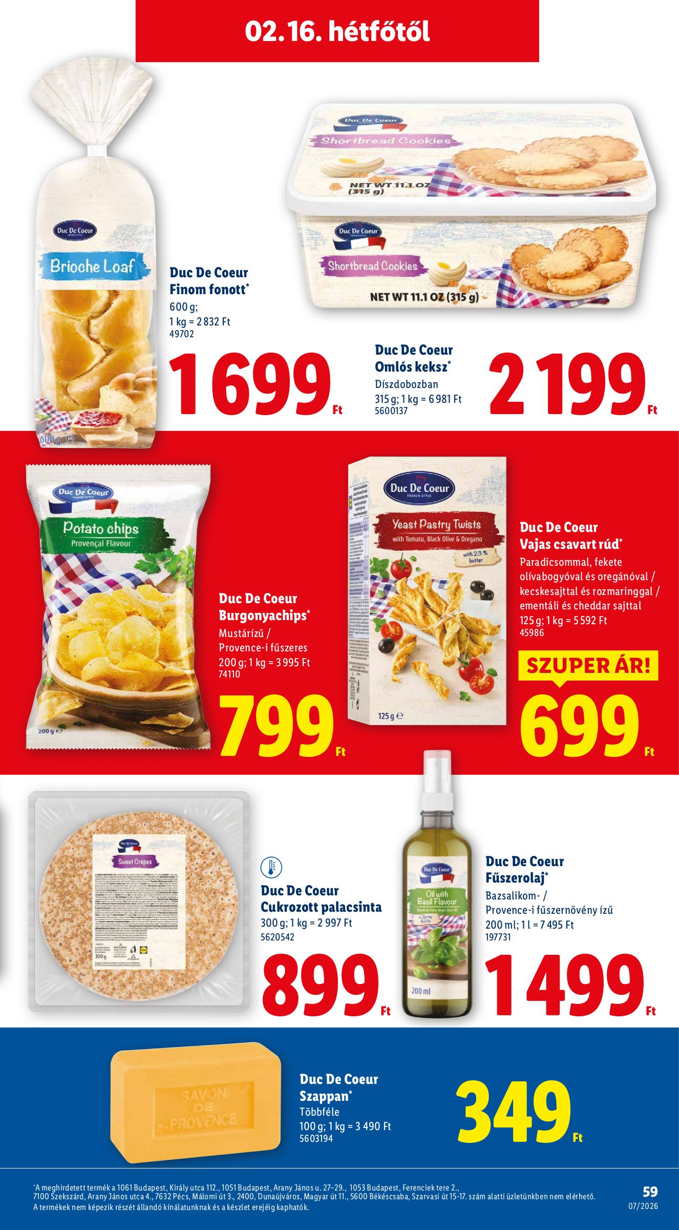 lidl - Lidl akciós újság, érvényes 2026.02.12. - 2026.02.18. - page: 59