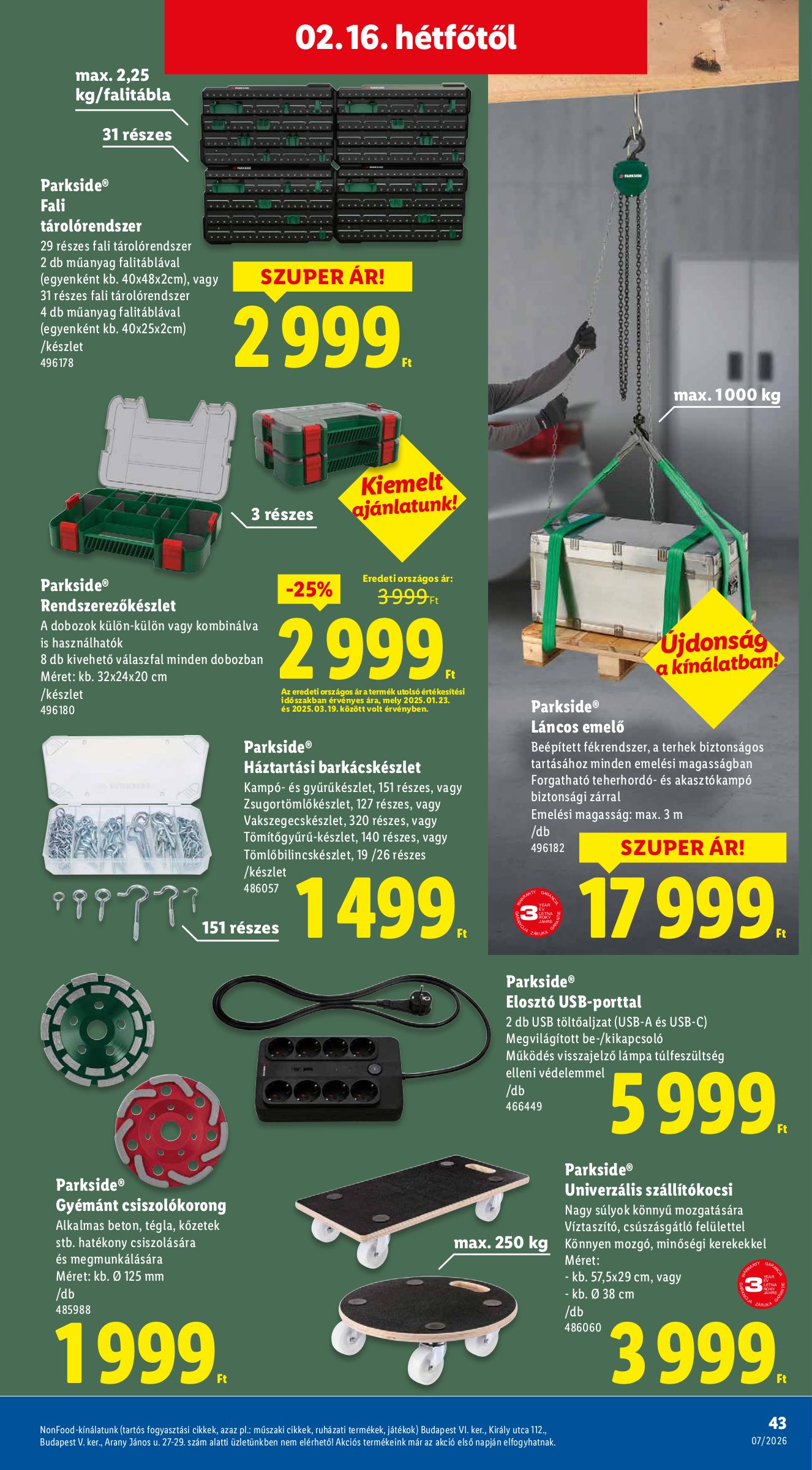 lidl - Lidl akciós újság, érvényes 2026.02.12. - 2026.02.18. - page: 43