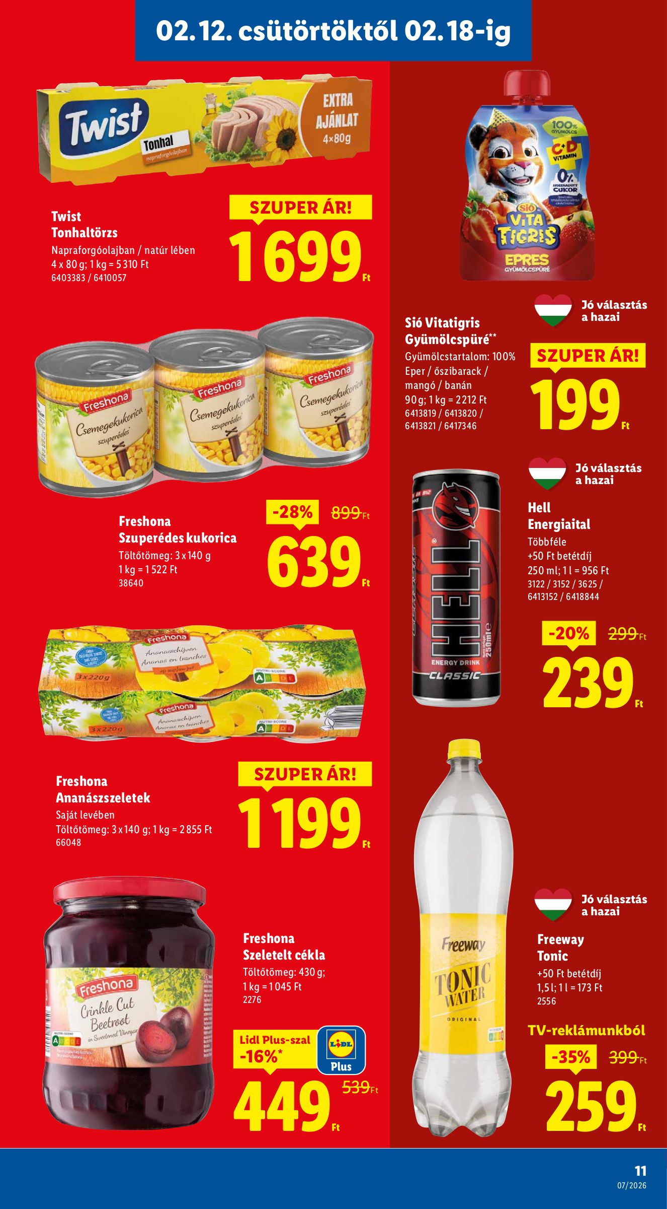 lidl - Lidl akciós újság, érvényes 2026.02.12. - 2026.02.18. - page: 11