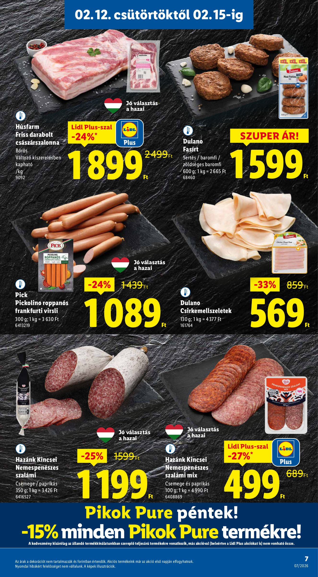 lidl - Lidl akciós újság, érvényes 2026.02.12. - 2026.02.18. - page: 7