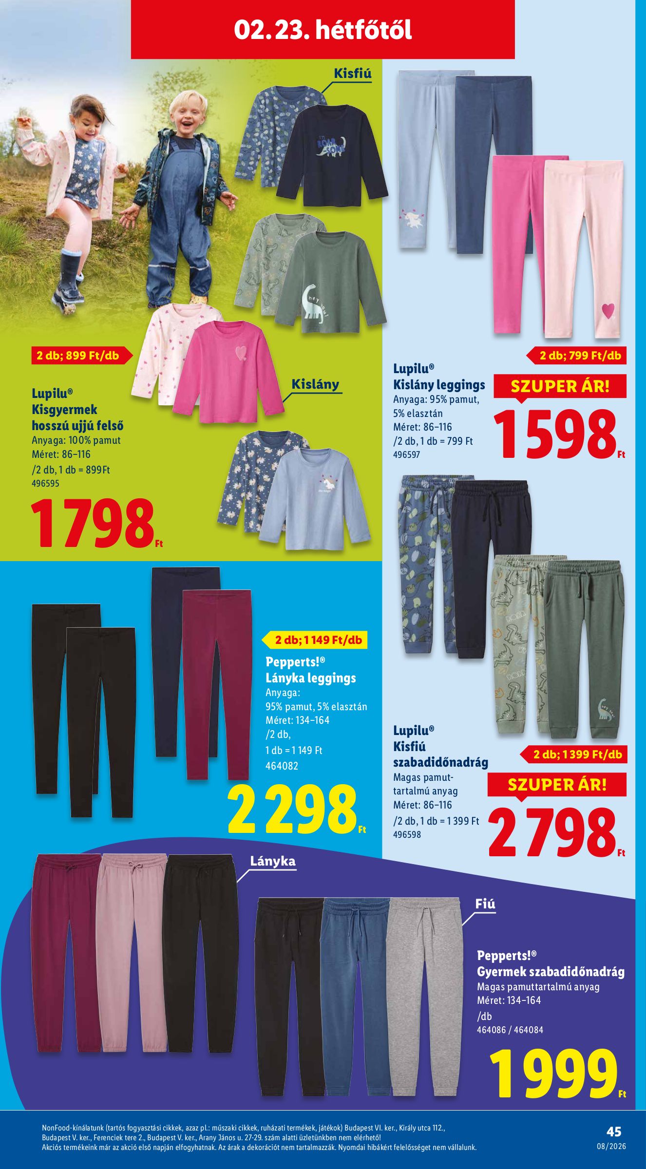 lidl - Lidl akciós újság, érvényes 2026.02.19. - 2026.02.25. - page: 45