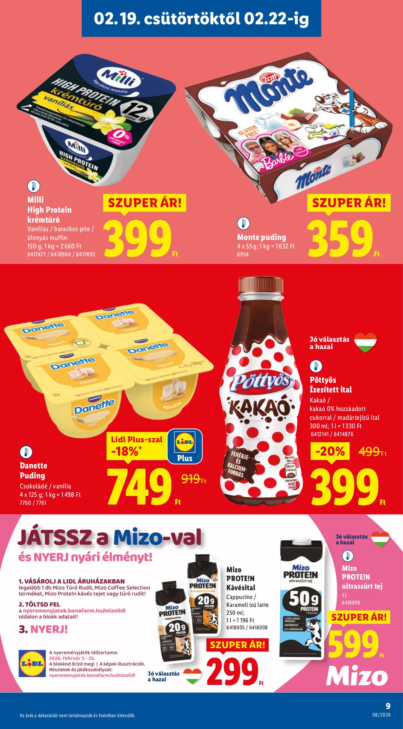 lidl - Lidl akciós újság, érvényes 2026.02.19. - 2026.02.25. - page: 9