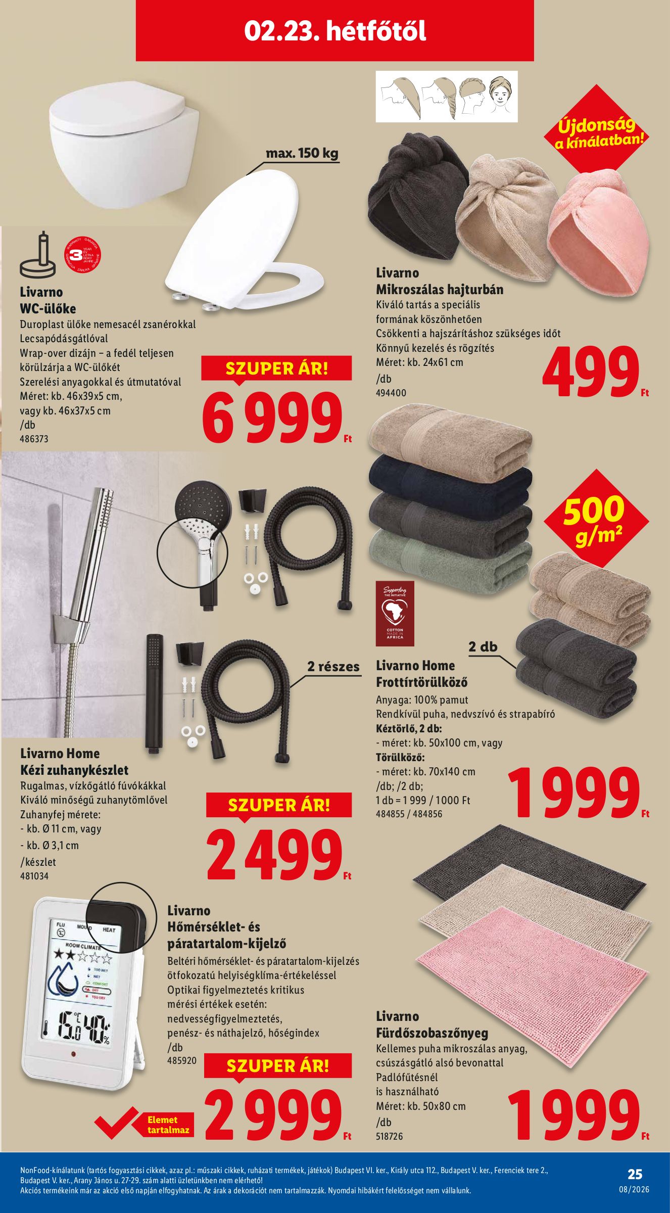 lidl - Lidl - Nonfood akciós újság, érvényes 2026.02.19. - 2026.02.25. - page: 25