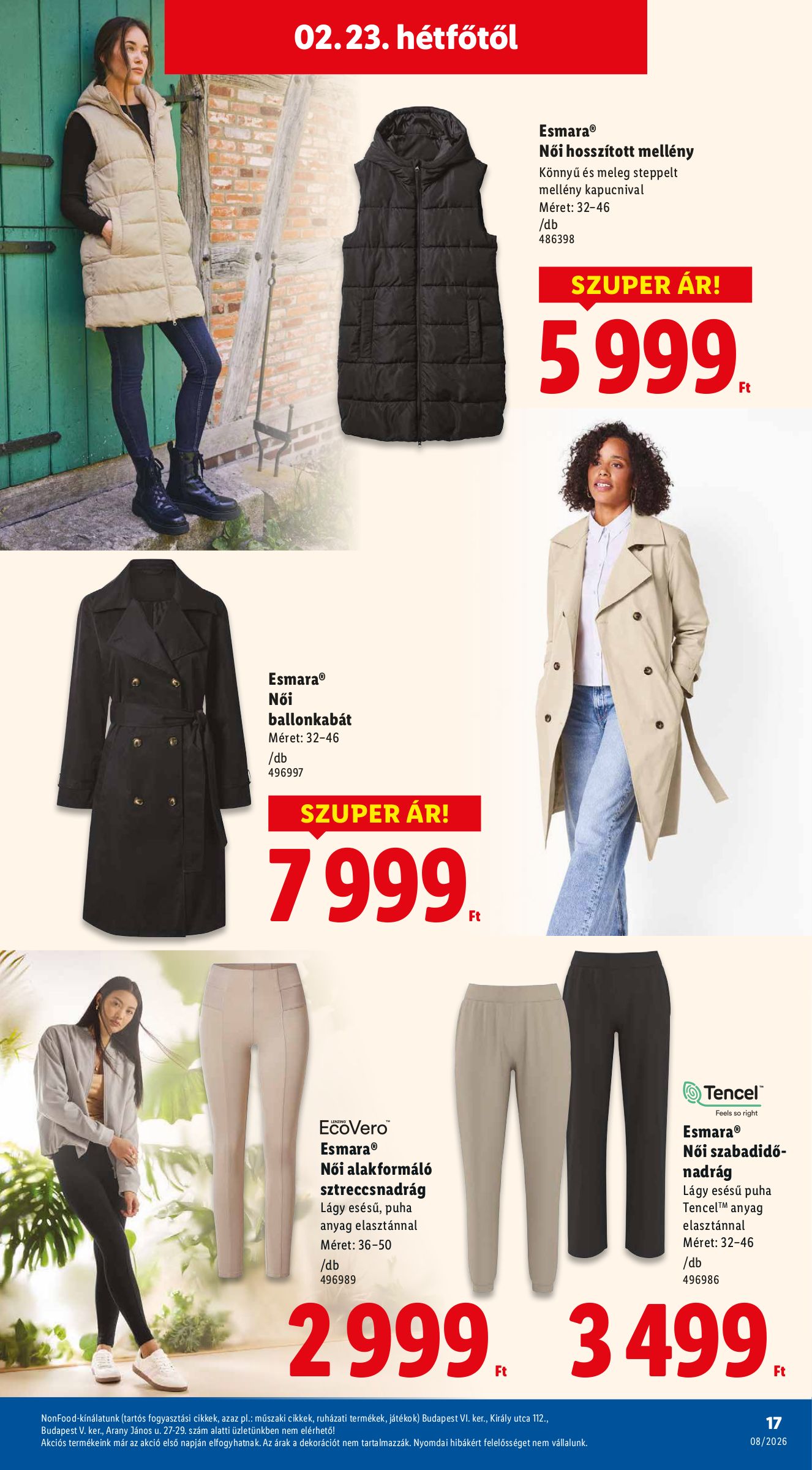 lidl - Lidl - Nonfood akciós újság, érvényes 2026.02.19. - 2026.02.25. - page: 17