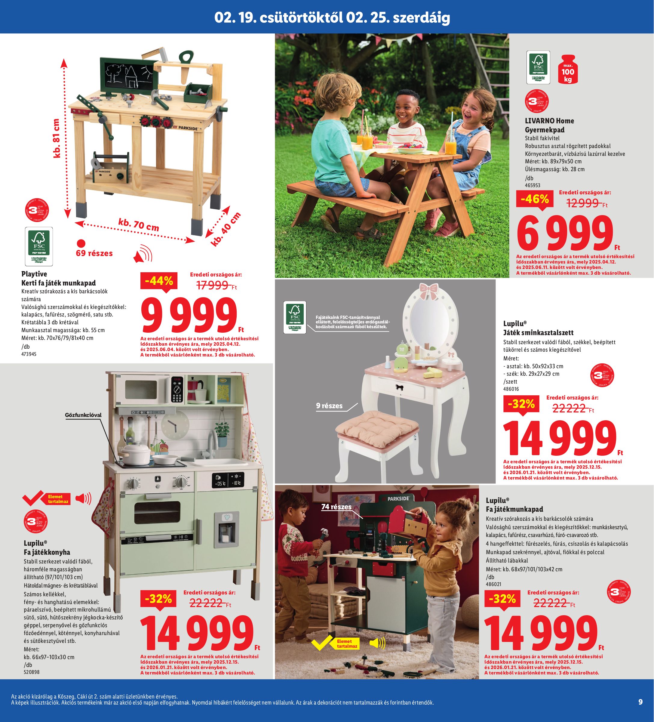 lidl - Lidl - Kőszeg akciós újság, érvényes 2026.02.19. - 2026.02.22. - page: 9