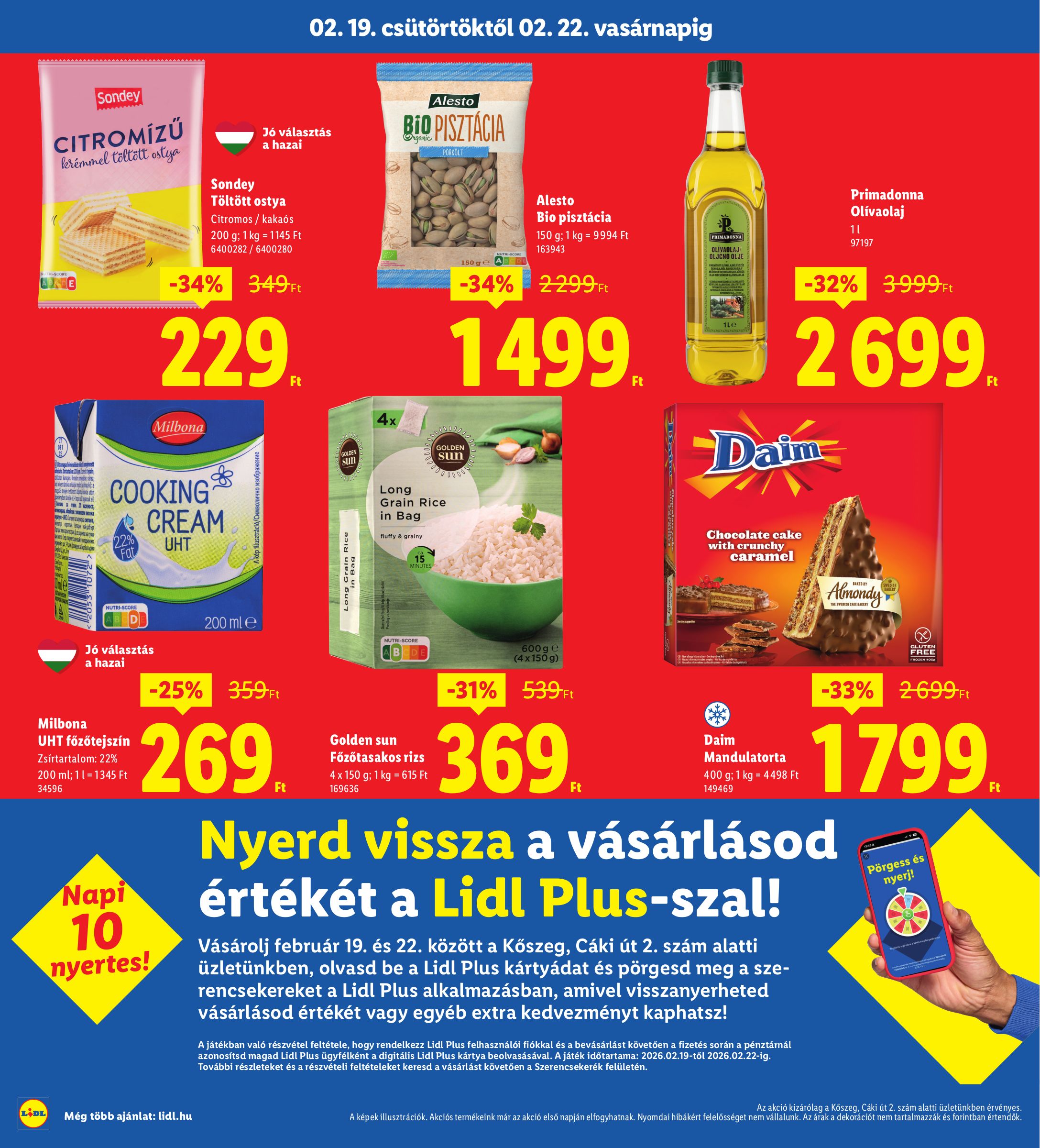 lidl - Lidl - Kőszeg akciós újság, érvényes 2026.02.19. - 2026.02.22. - page: 6