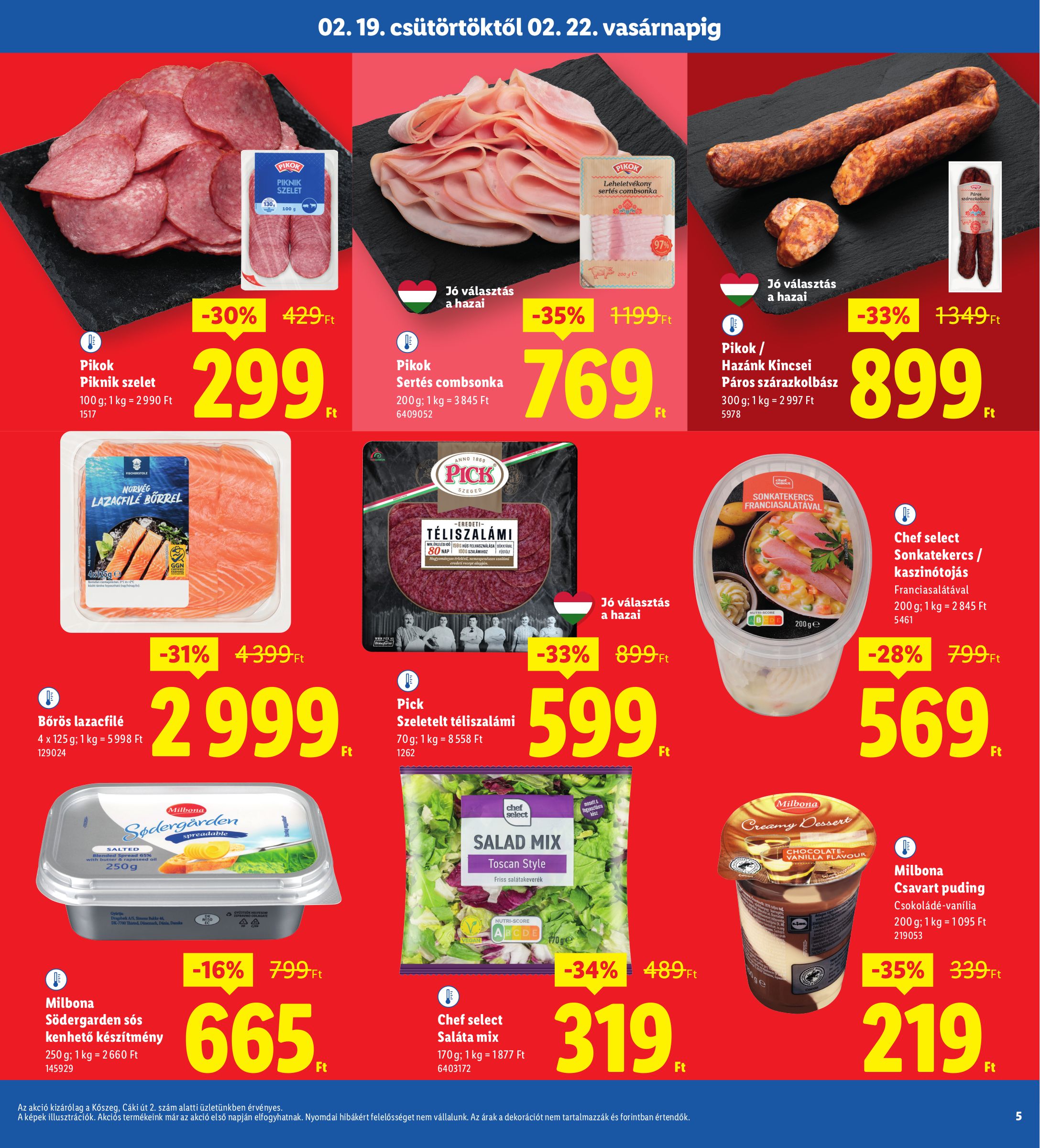 lidl - Lidl - Kőszeg akciós újság, érvényes 2026.02.19. - 2026.02.22. - page: 5