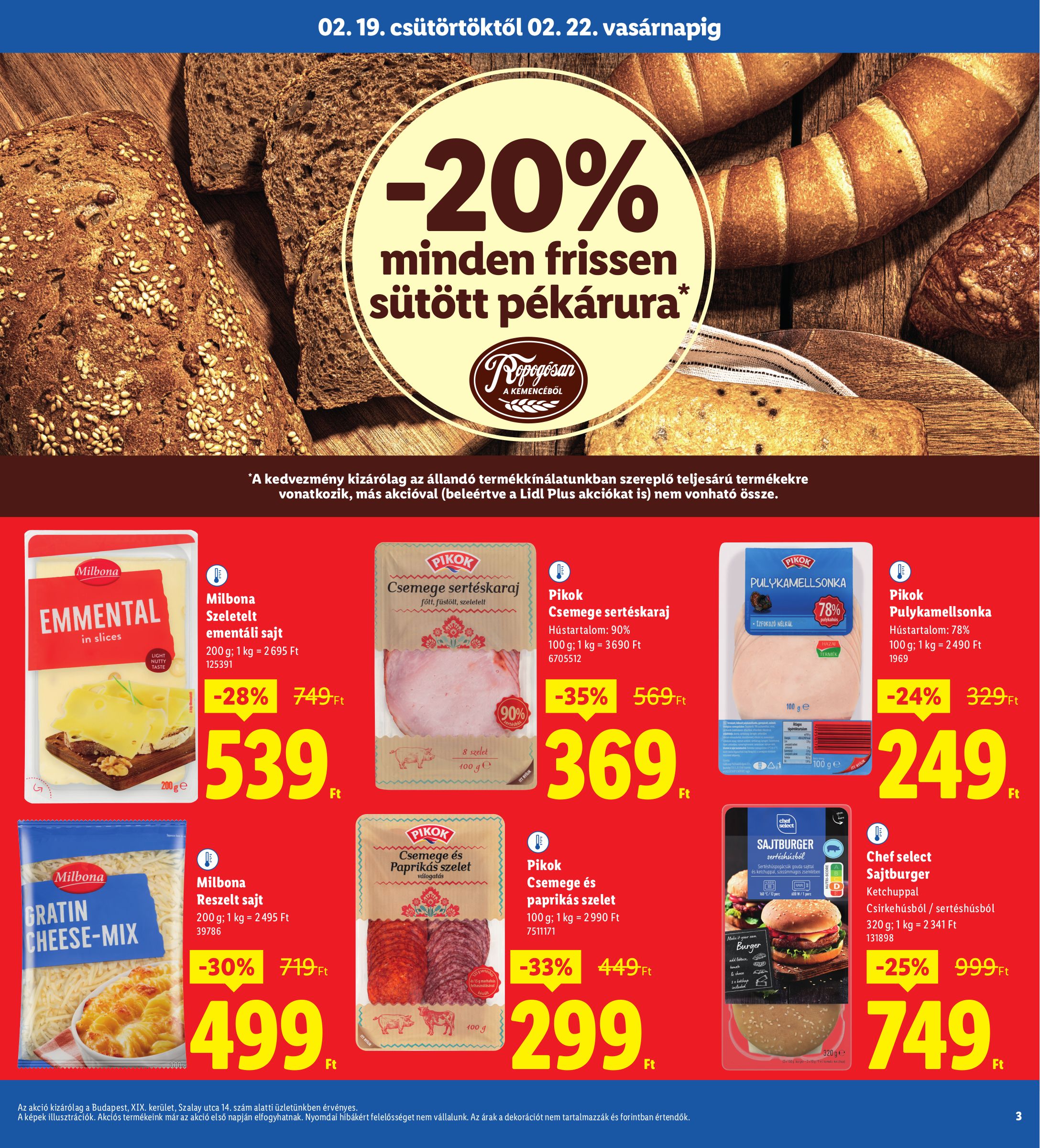 lidl - Lidl - Budapest akciós újság, érvényes 2026.02.19. - 2026.02.22. - page: 3