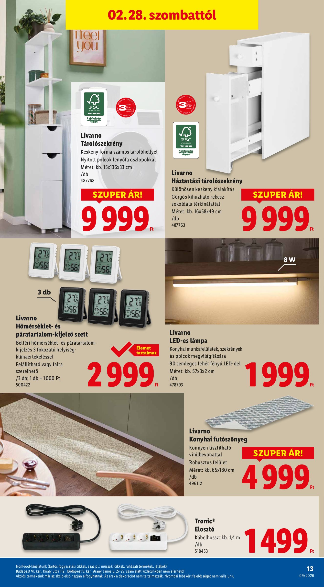 lidl - Lidl - Nonfood akciós újság, érvényes 2026.02.26. - 2026.03.04. - page: 13