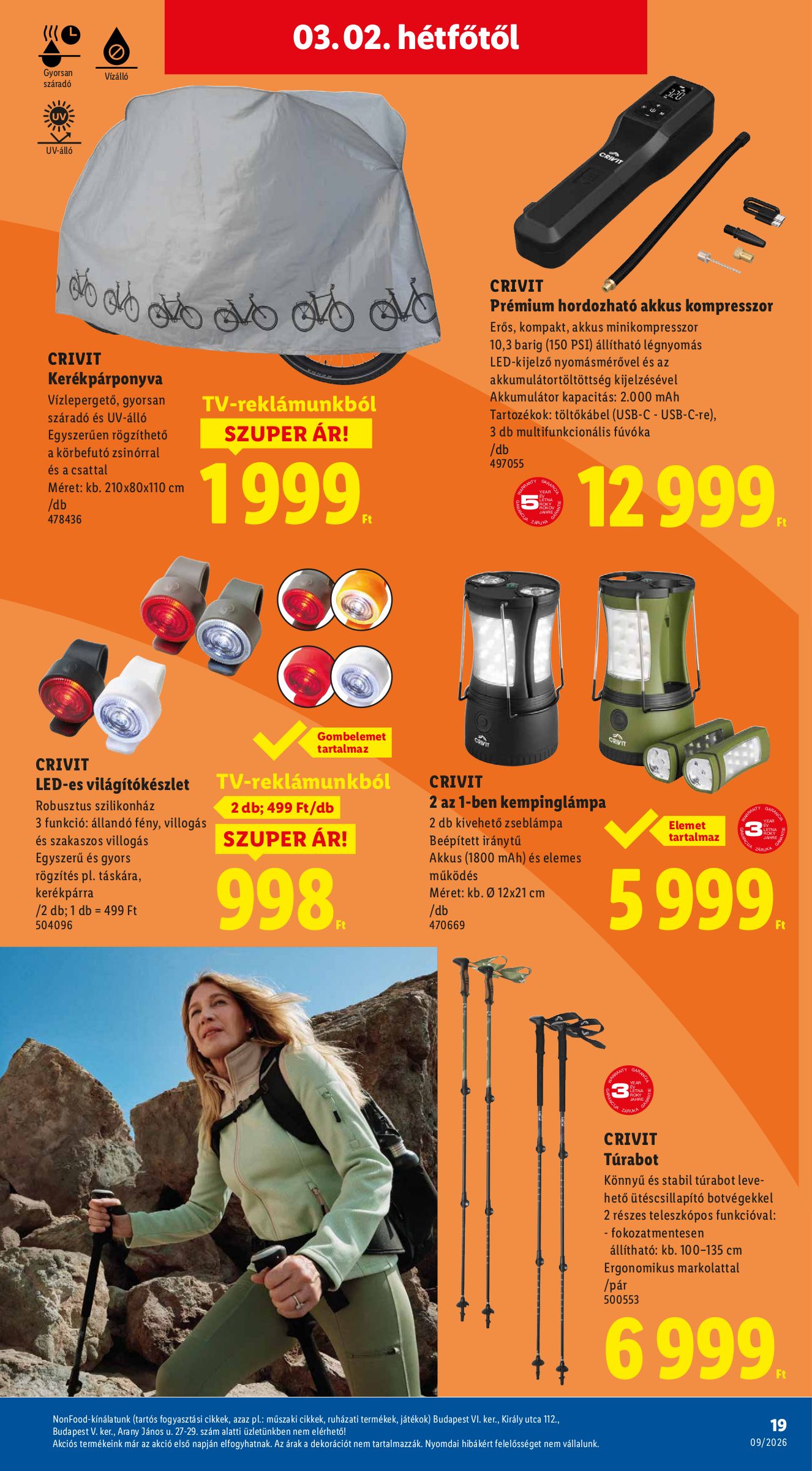 lidl - Lidl - Nonfood akciós újság, érvényes 2026.02.26. - 2026.03.04. - page: 19