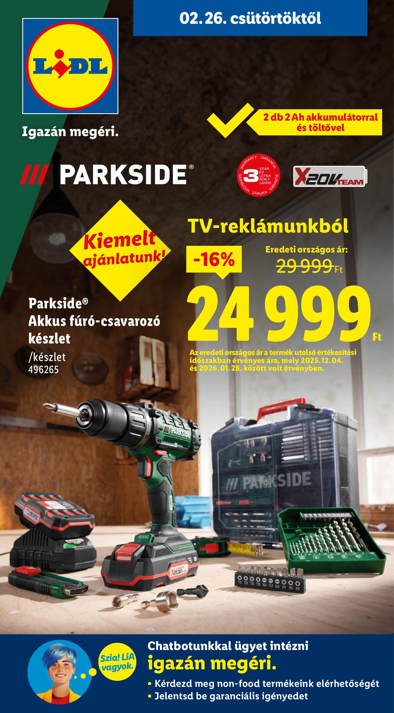 lidl - Lidl - Nonfood akciós újság, érvényes 2026.02.26. - 2026.03.04.