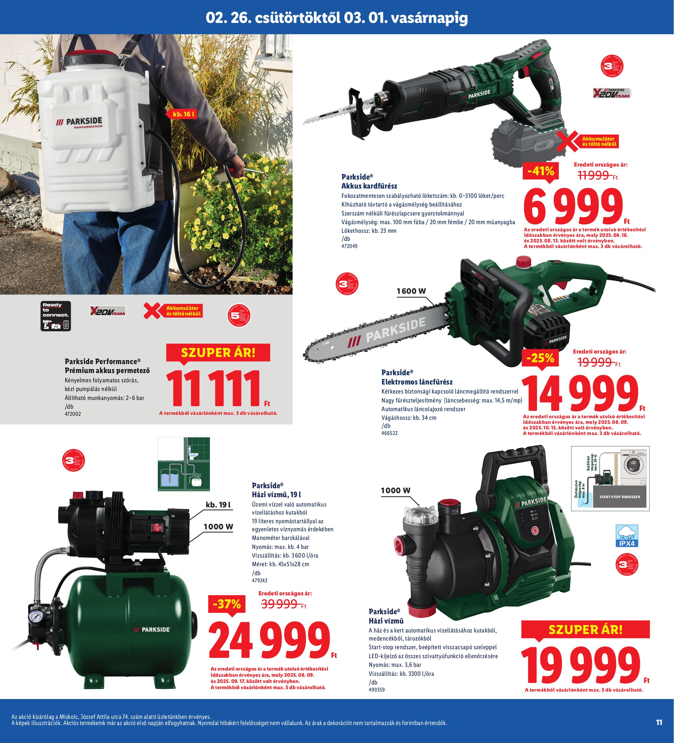 lidl - Lidl - Miskolc akciós újság, érvényes 2026.02.26. - 2026.03.01. - page: 11