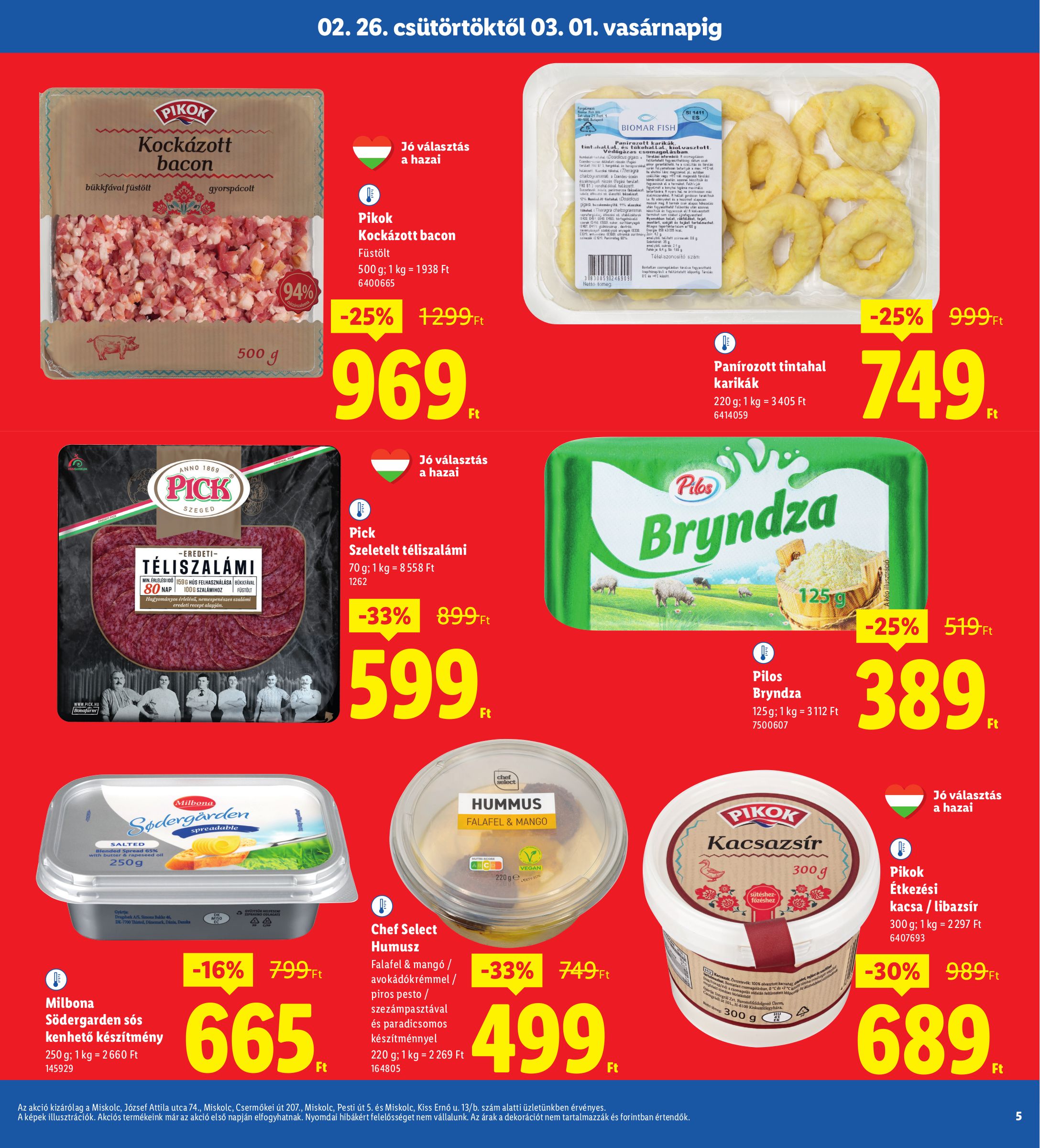 lidl - Lidl - Miskolc akciós újság, érvényes 2026.02.26. - 2026.03.01. - page: 5