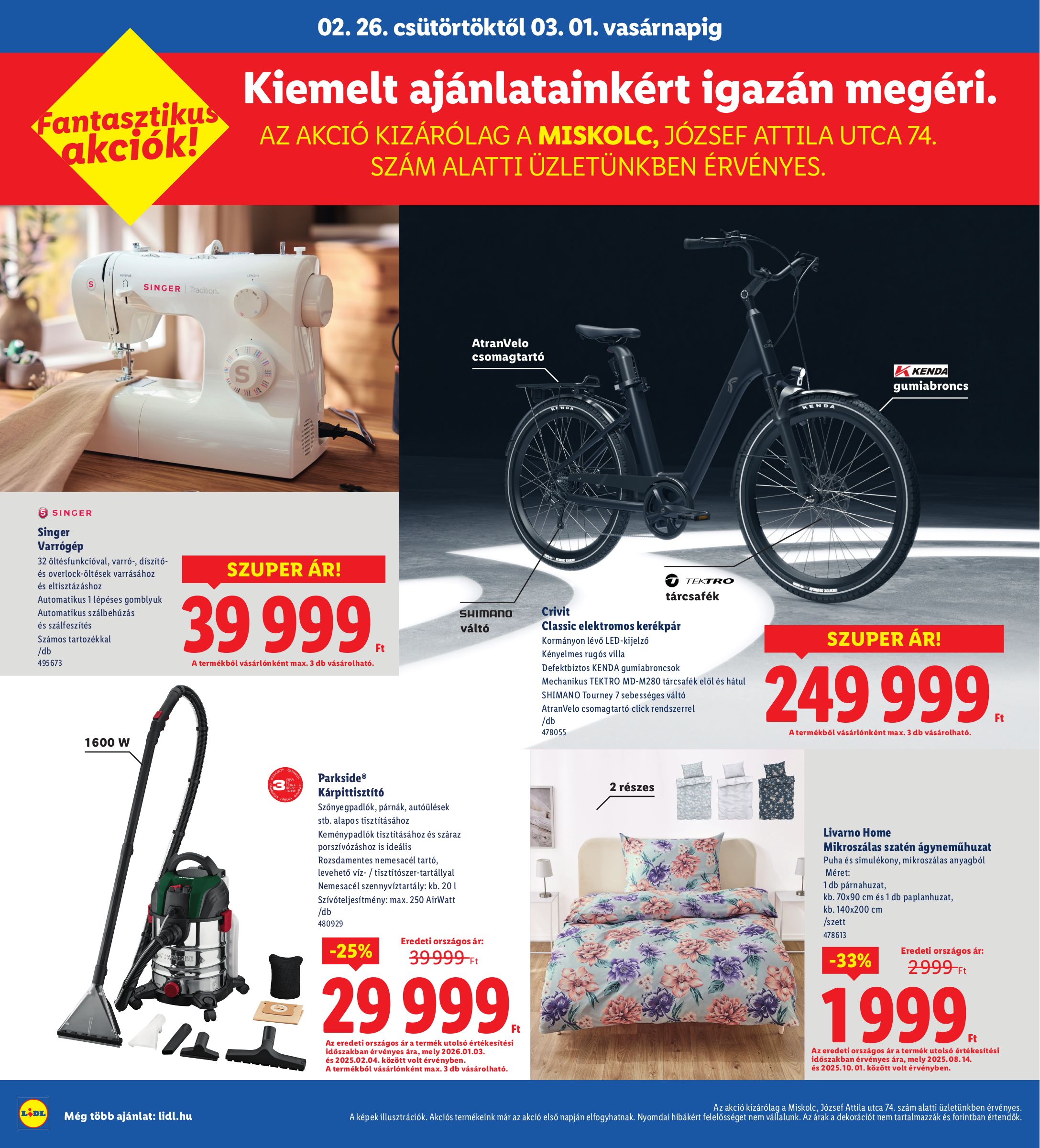 lidl - Lidl - Miskolc akciós újság, érvényes 2026.02.26. - 2026.03.01. - page: 8